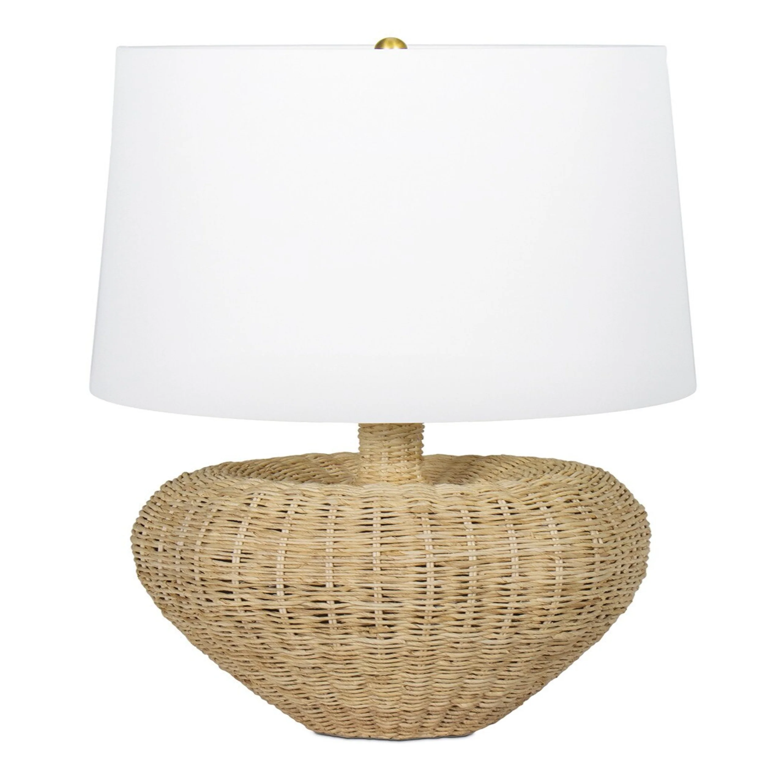 Avery Rattan Table Lamp, Natural