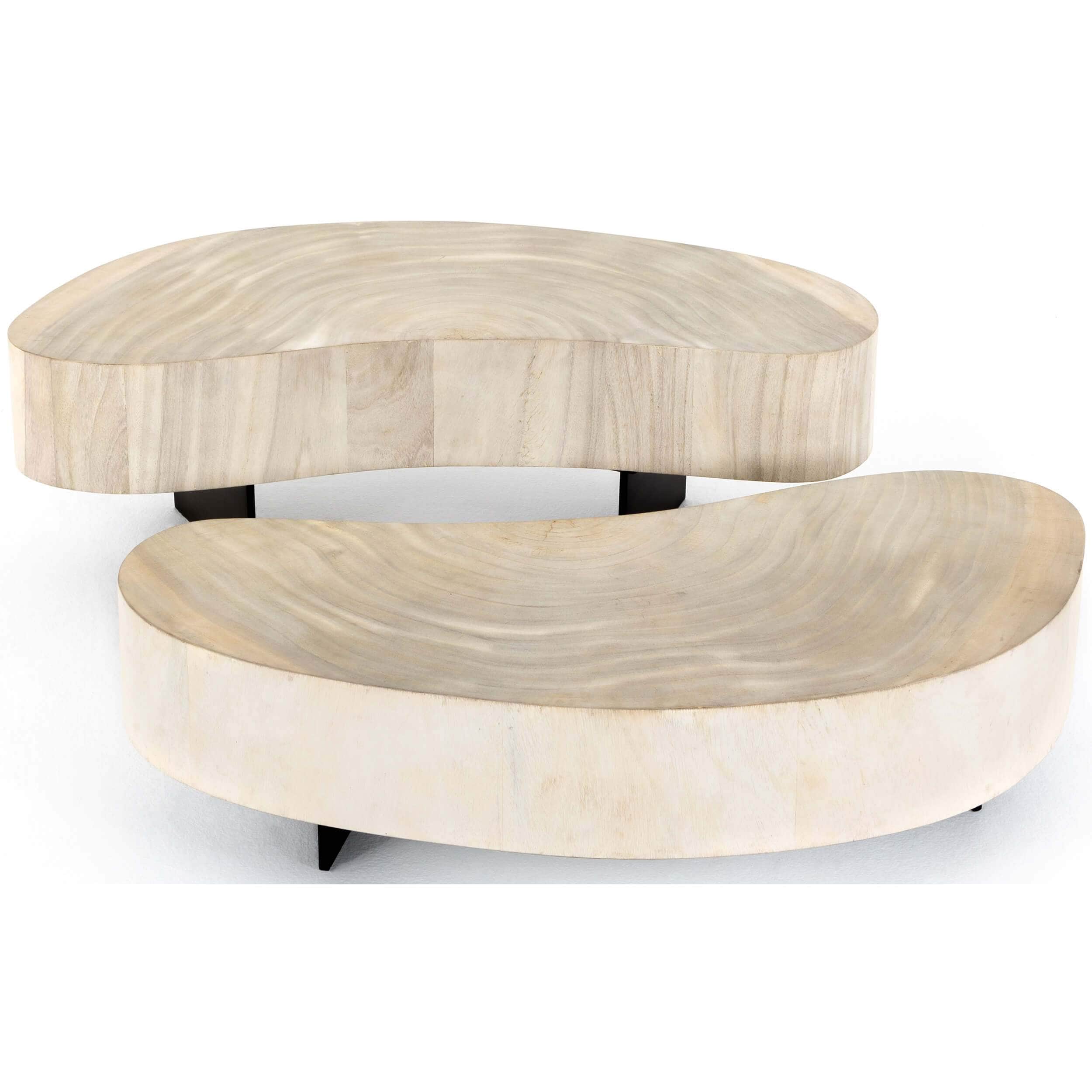 Avett Coffee Table, Bleached Guanacaste by Four Hands - Image 3