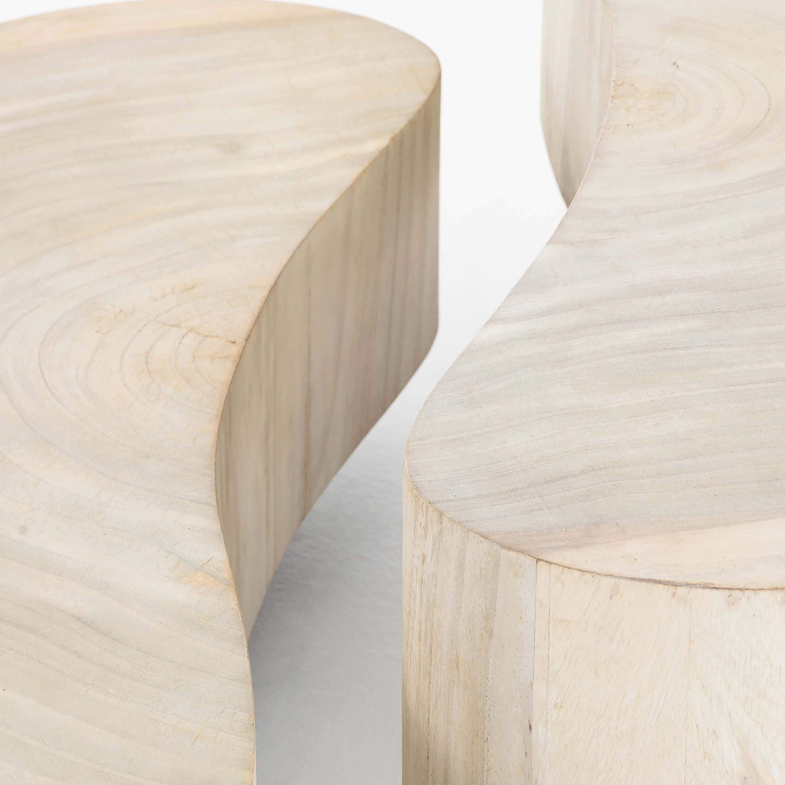 Avett Coffee Table, Bleached Guanacaste by Four Hands - Image 7