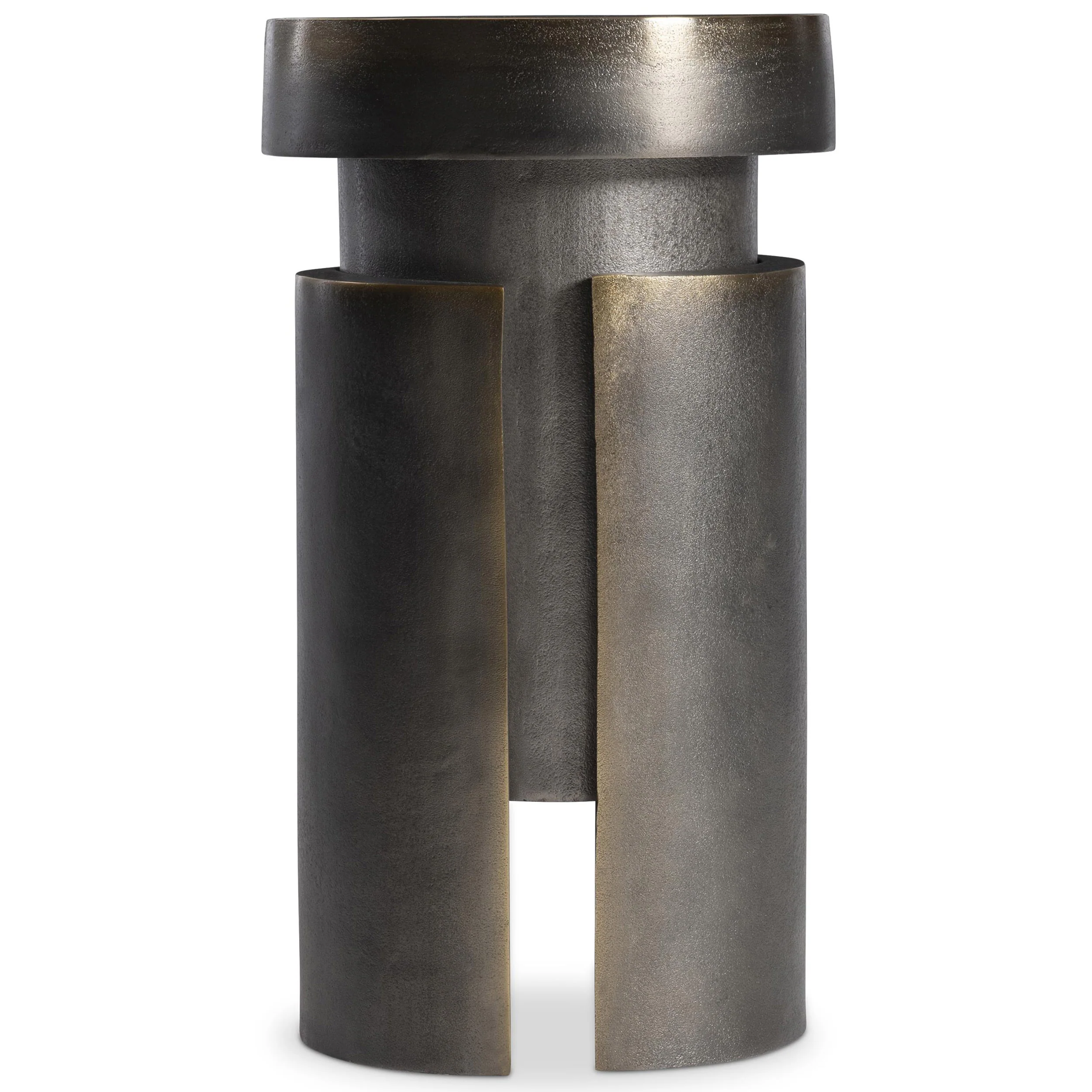 Avi Accent Table, Blacken Brass - Image 3