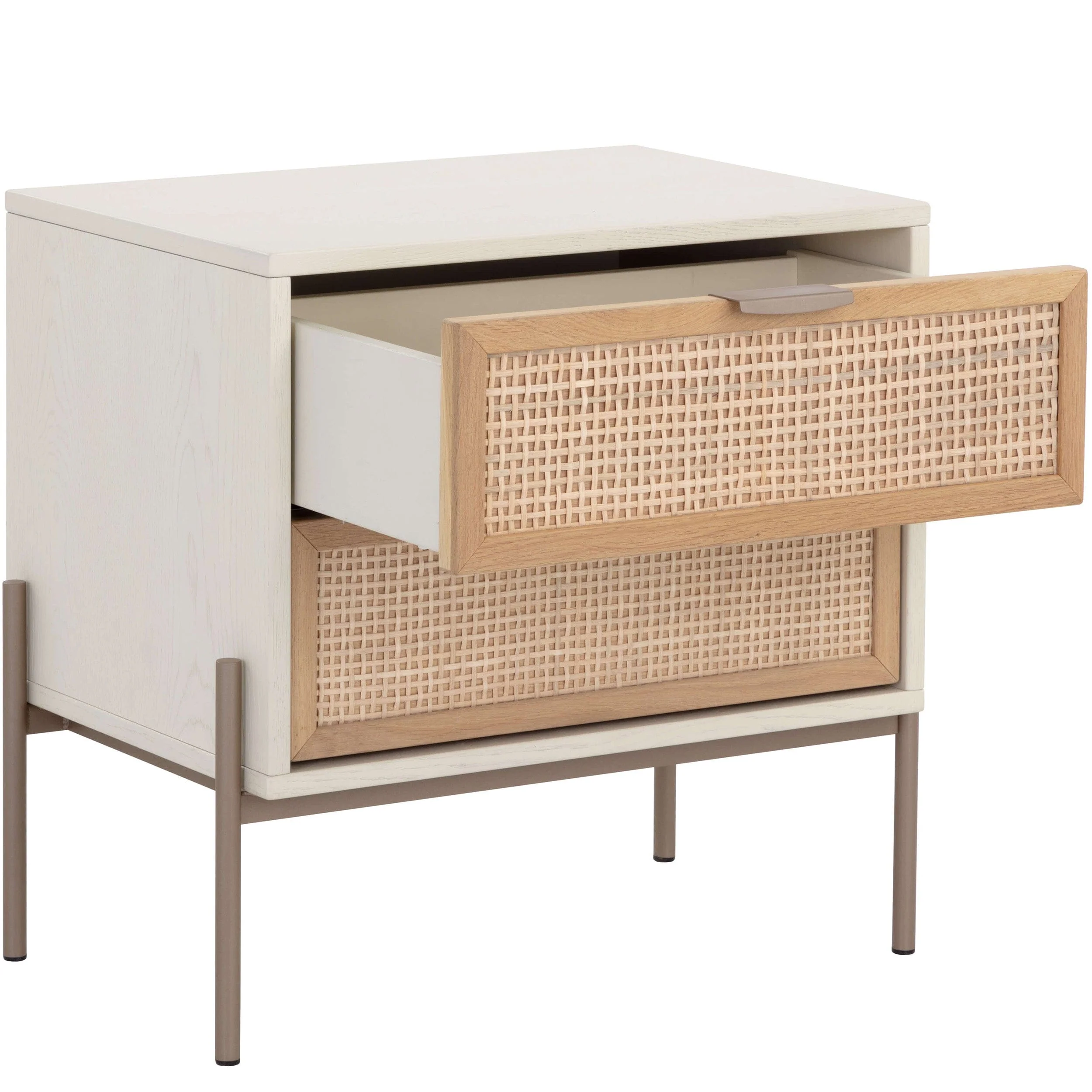 Avida Nightstand, Cream/Natural - Image 3