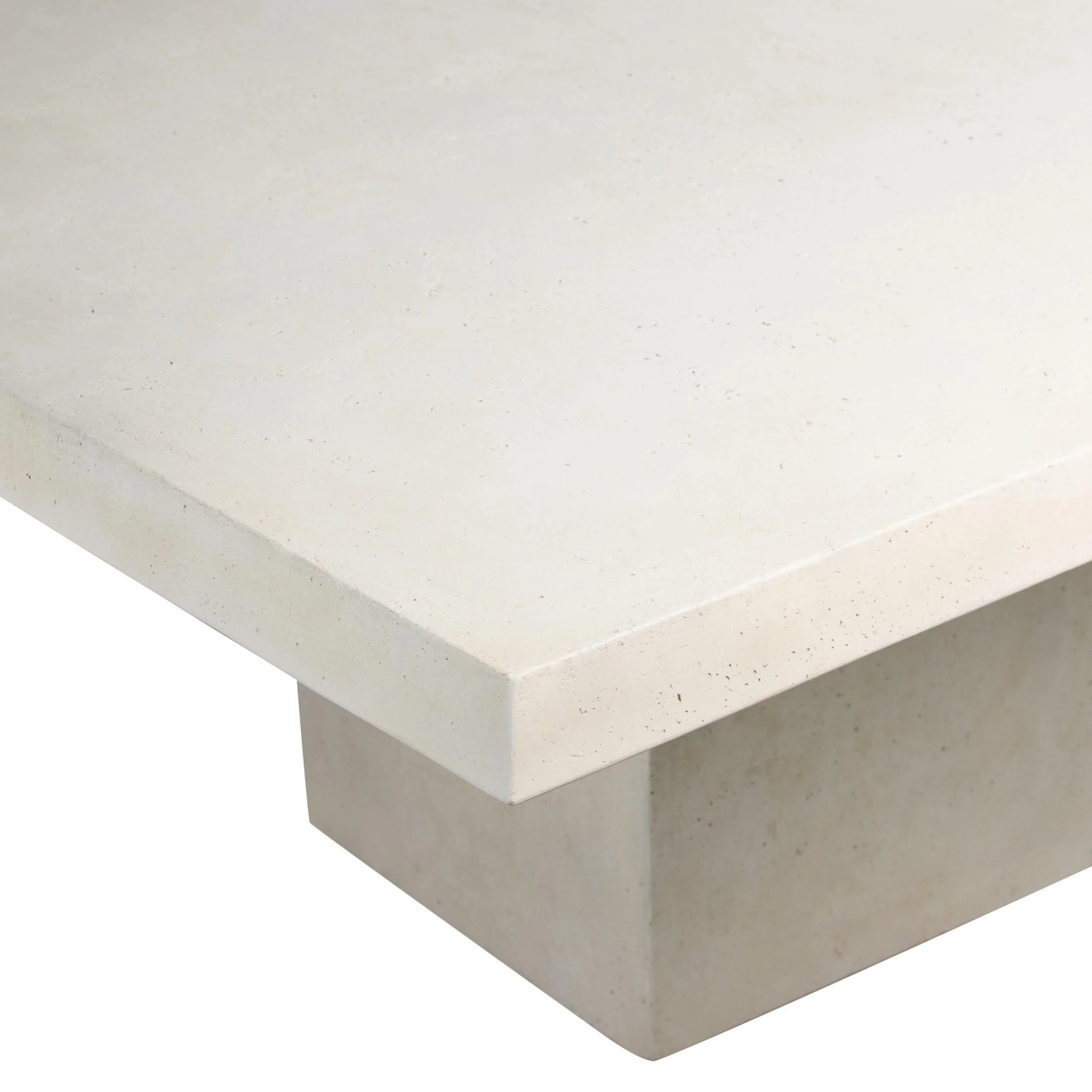 Avila 60" Outdoor Dining Table, Aged White by Amber Lewis x Four Hands - Image 2