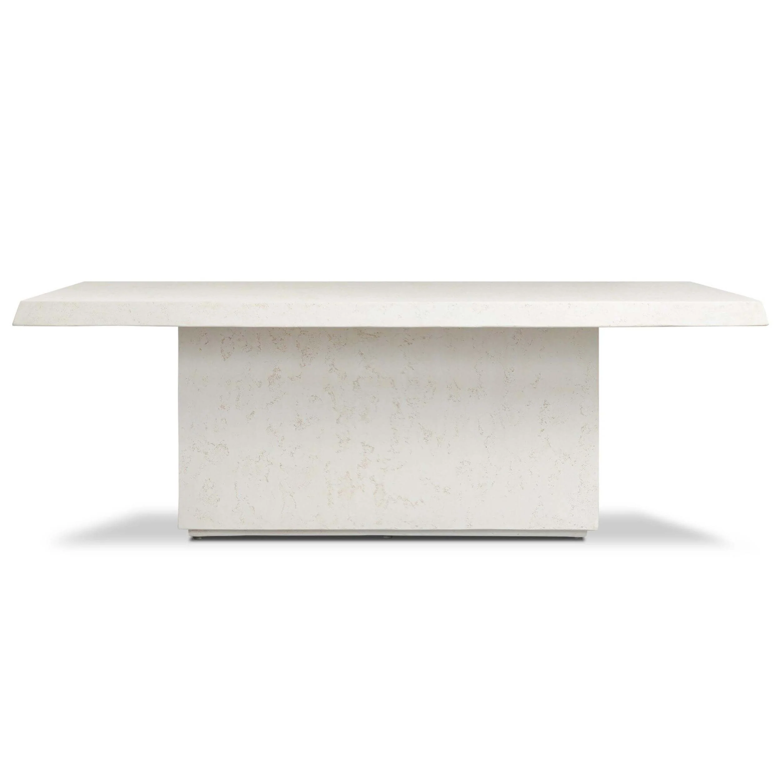 Avila Outdoor Rectangular Dining Table, Aged White by Amber Lewis x Four Hands - Image 2