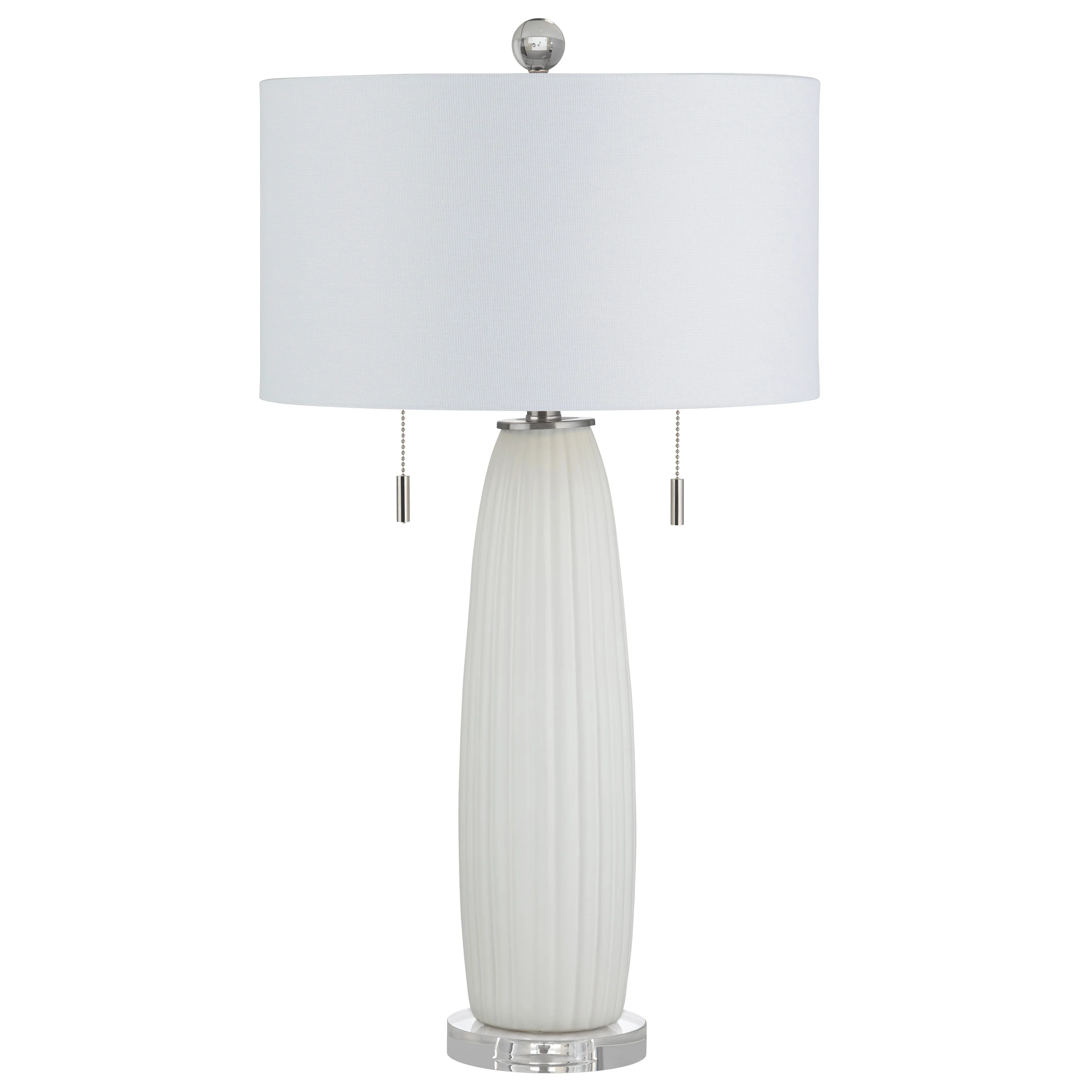 Avril Table Lamp, White