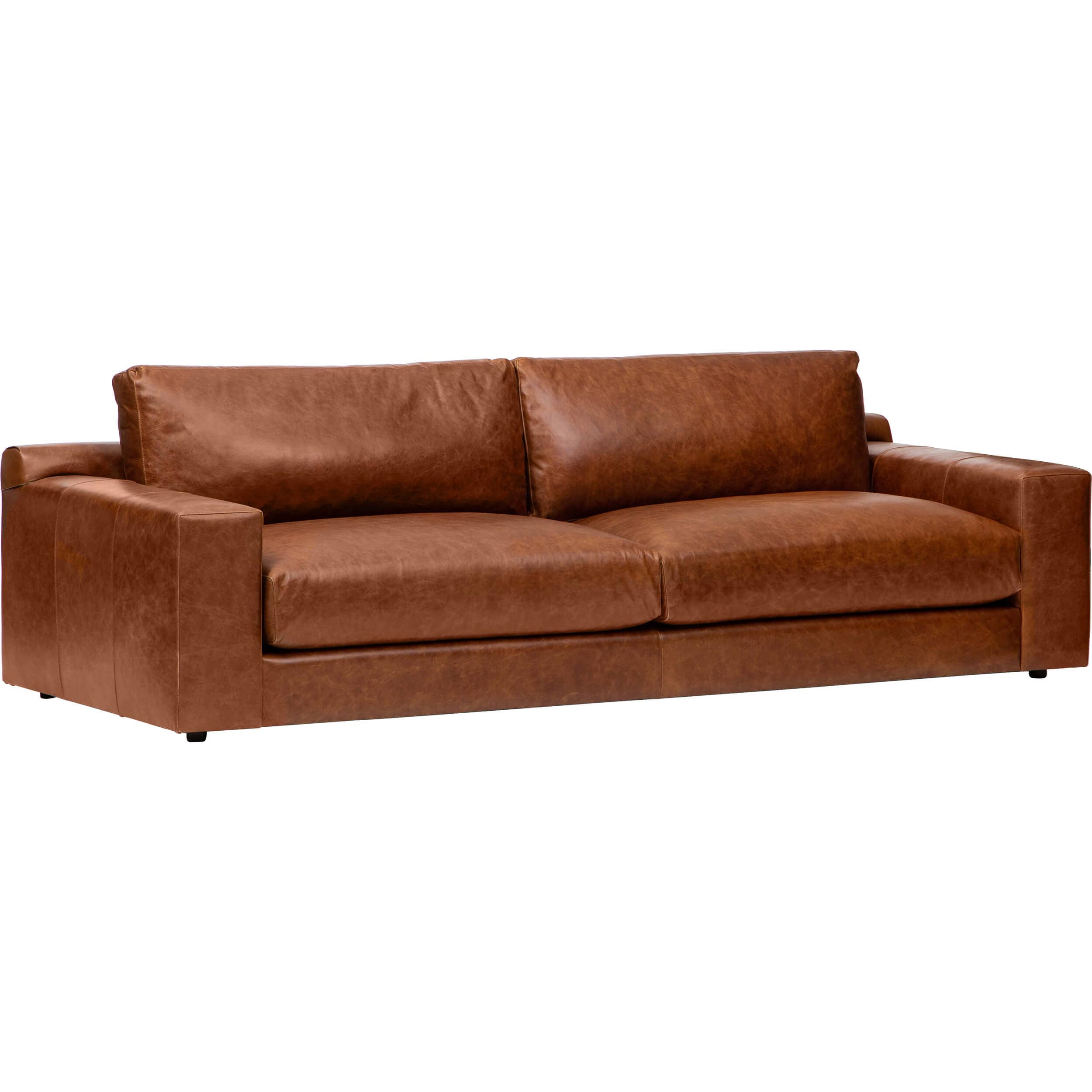Axel Leather Sofa, Laguna Cognac - Image 2