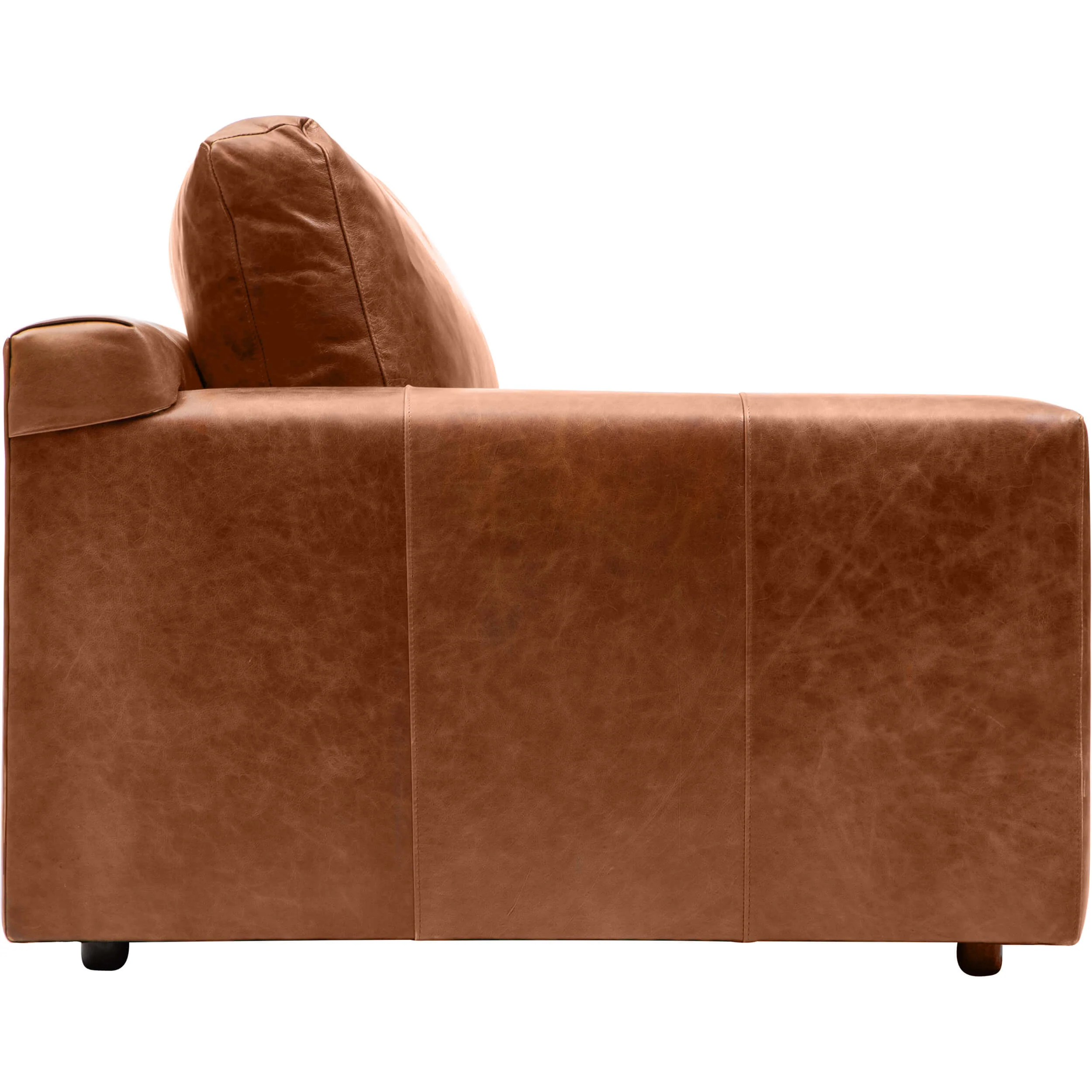 Axel Leather Sofa, Laguna Cognac - Image 3