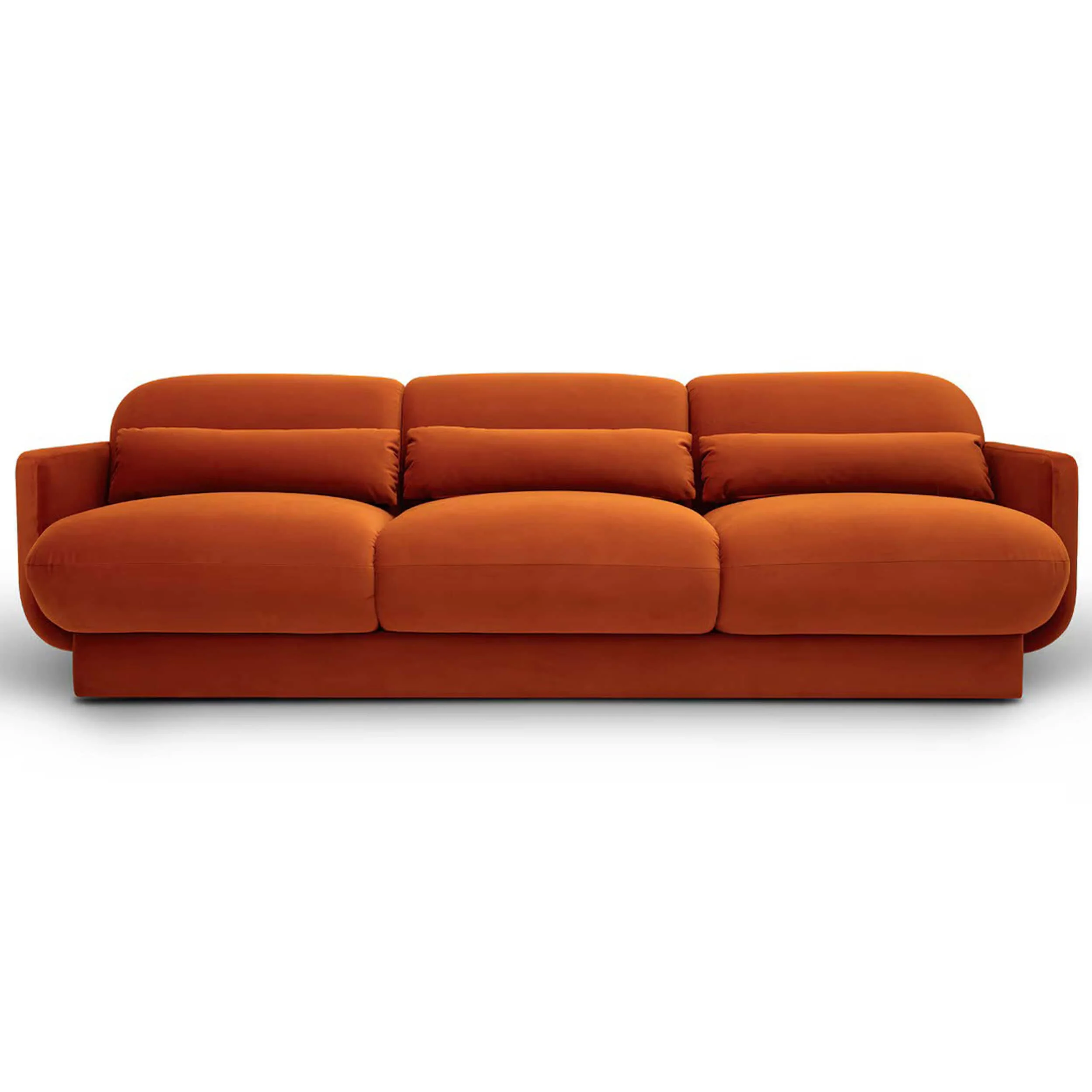 Azalea Sofa, Rust Orange