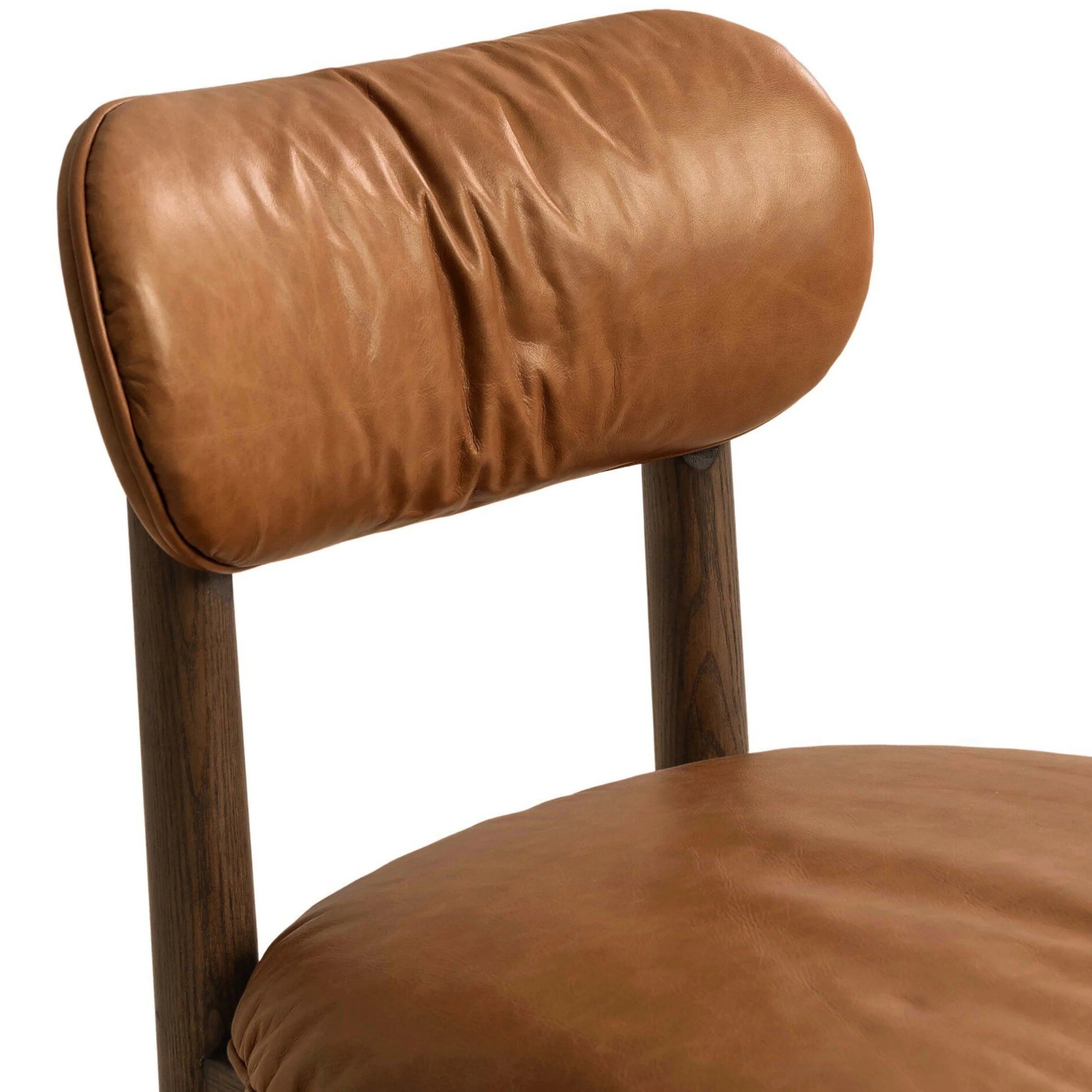 Azaline Leather Dining Chair, Sonoma Butterscotch, Set of 2 by Four Hands - Image 6