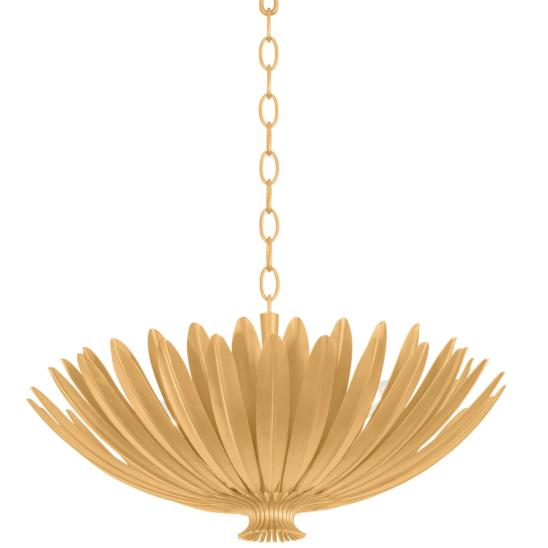 Whitfield Chandelier, Vintage Gold Leaf