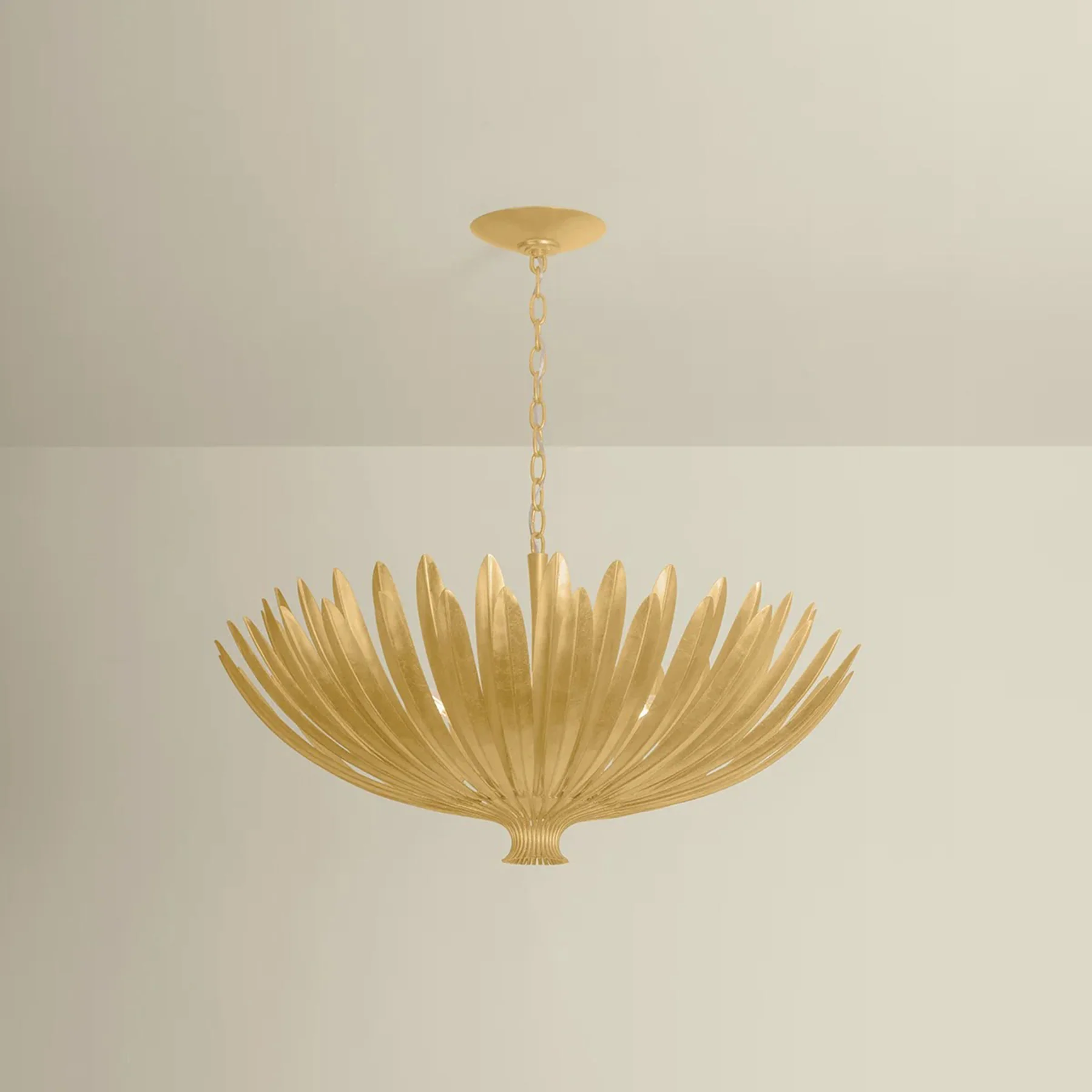 Whitfield Chandelier, Vintage Gold Leaf - Image 4
