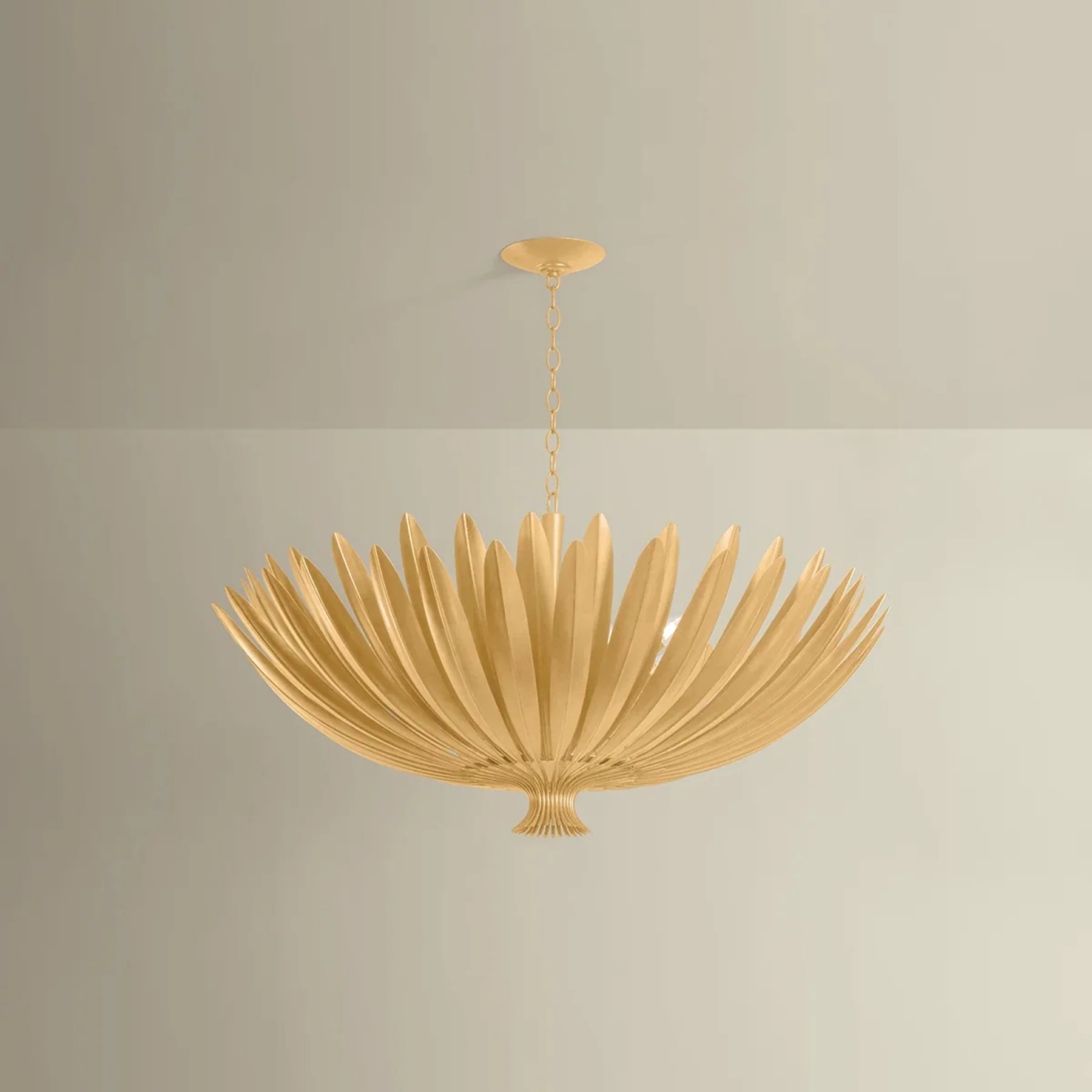 Whitfield Chandelier, Vintage Gold Leaf - Image 6