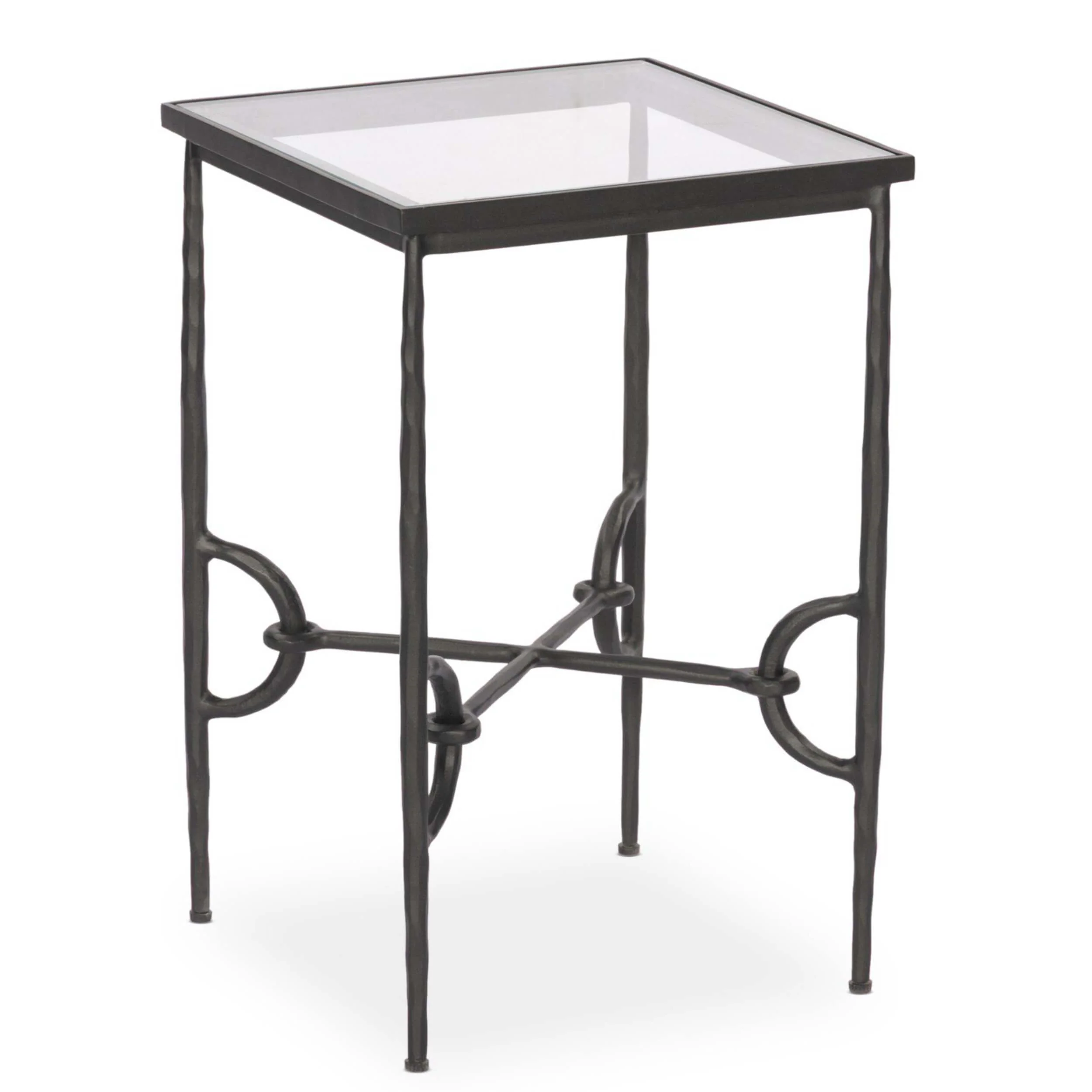 Babylon Small End Table, Gunmetal by Four Hands