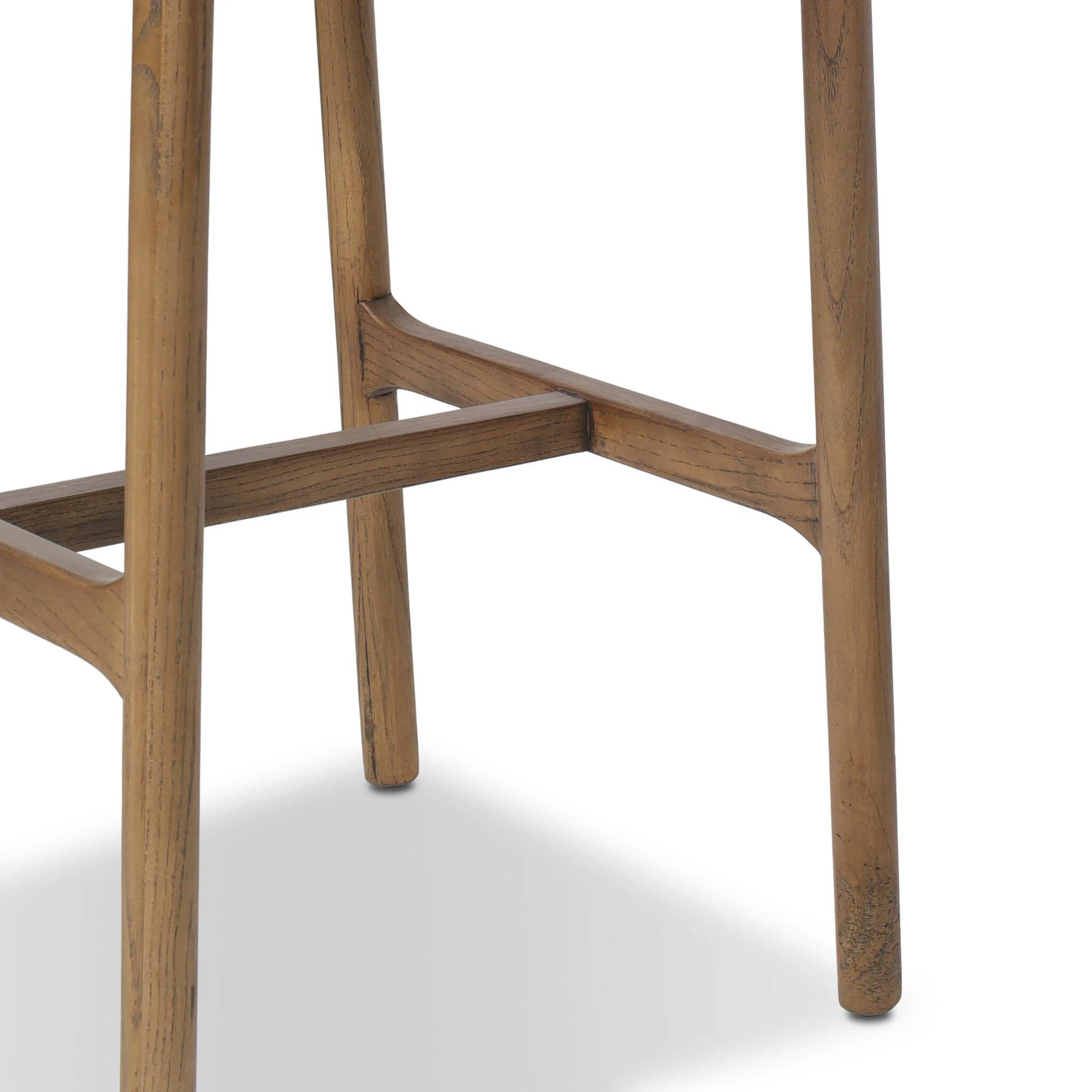 Baden Leather Bar & Counter Stool, Dulane Moss, Set of 2 by Four Hands - Image 5