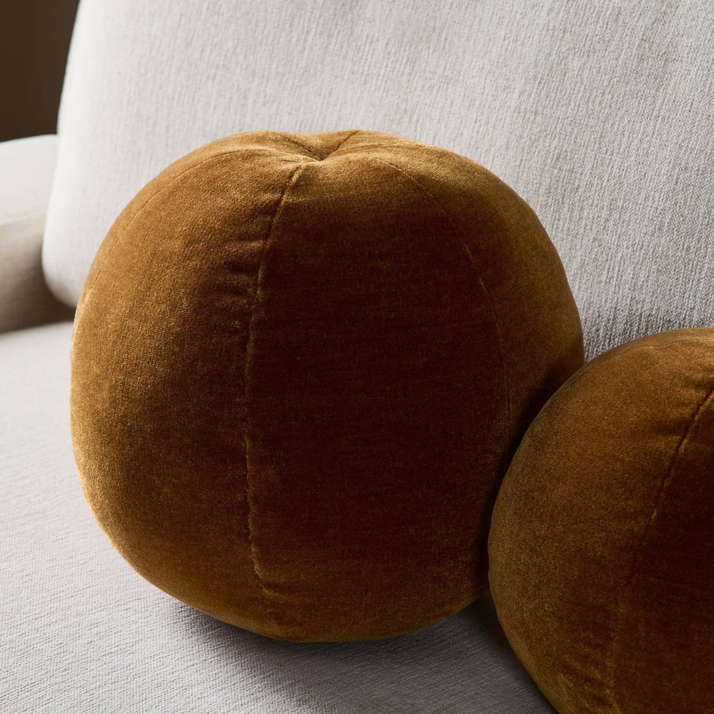 Balle Pillow, Monte Tobacco, Set of 2 by Four Hands - Image 4