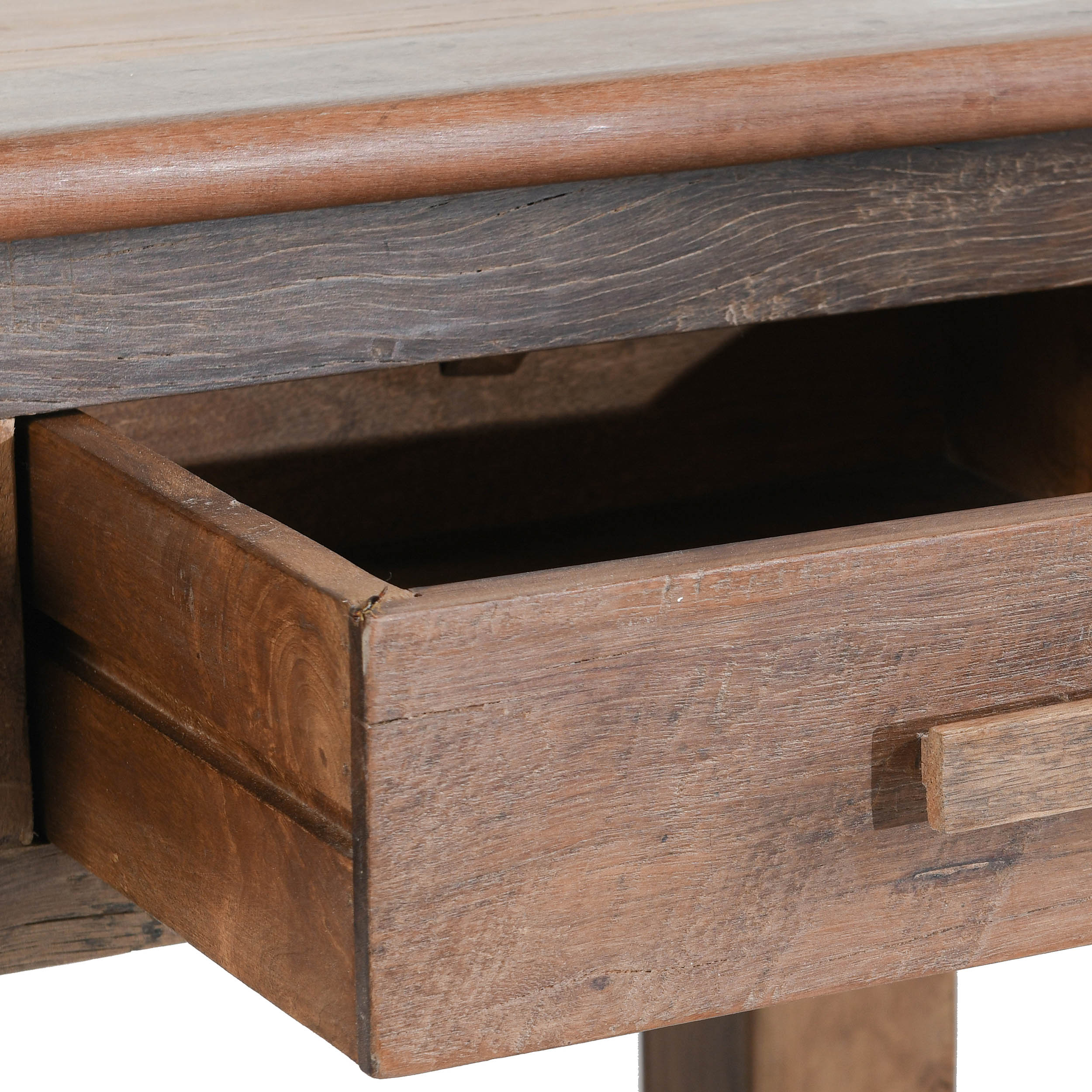 Ezra 6 Drawer Console Table, Natural - Image 6