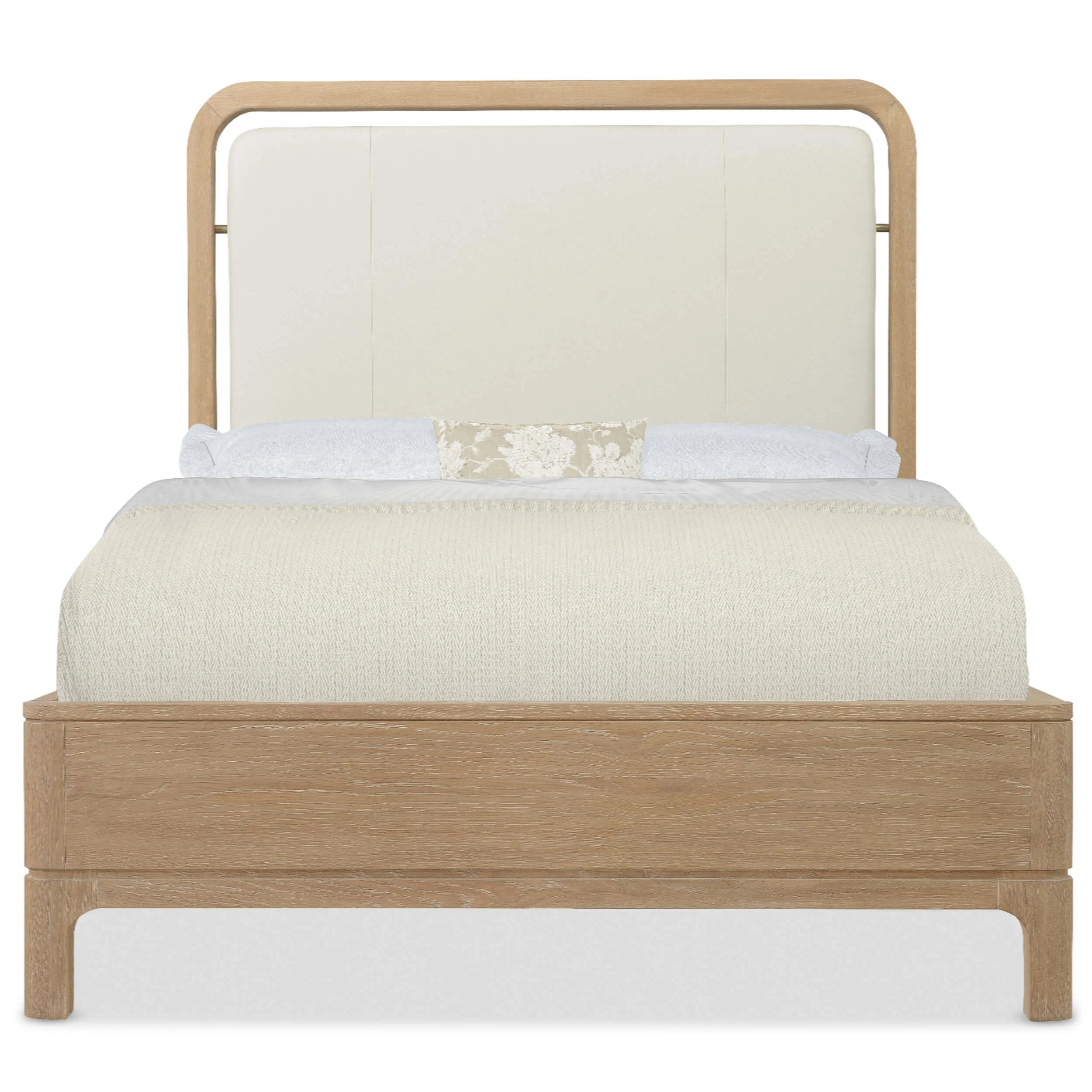 Banyon Bay Leather Panel Bed, Sunbleached - Image 2