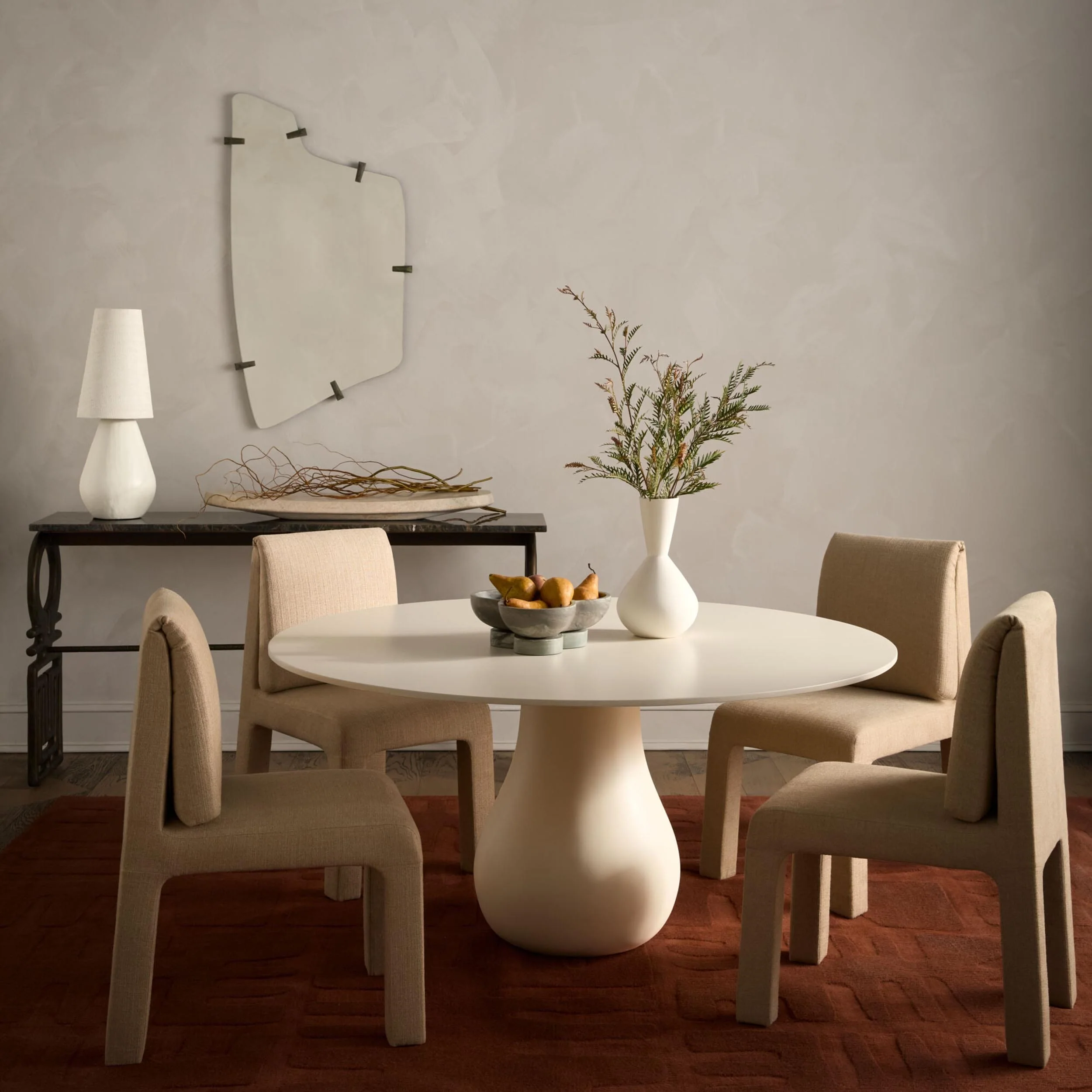 Baobab Dining Table, Ecru - Image 5