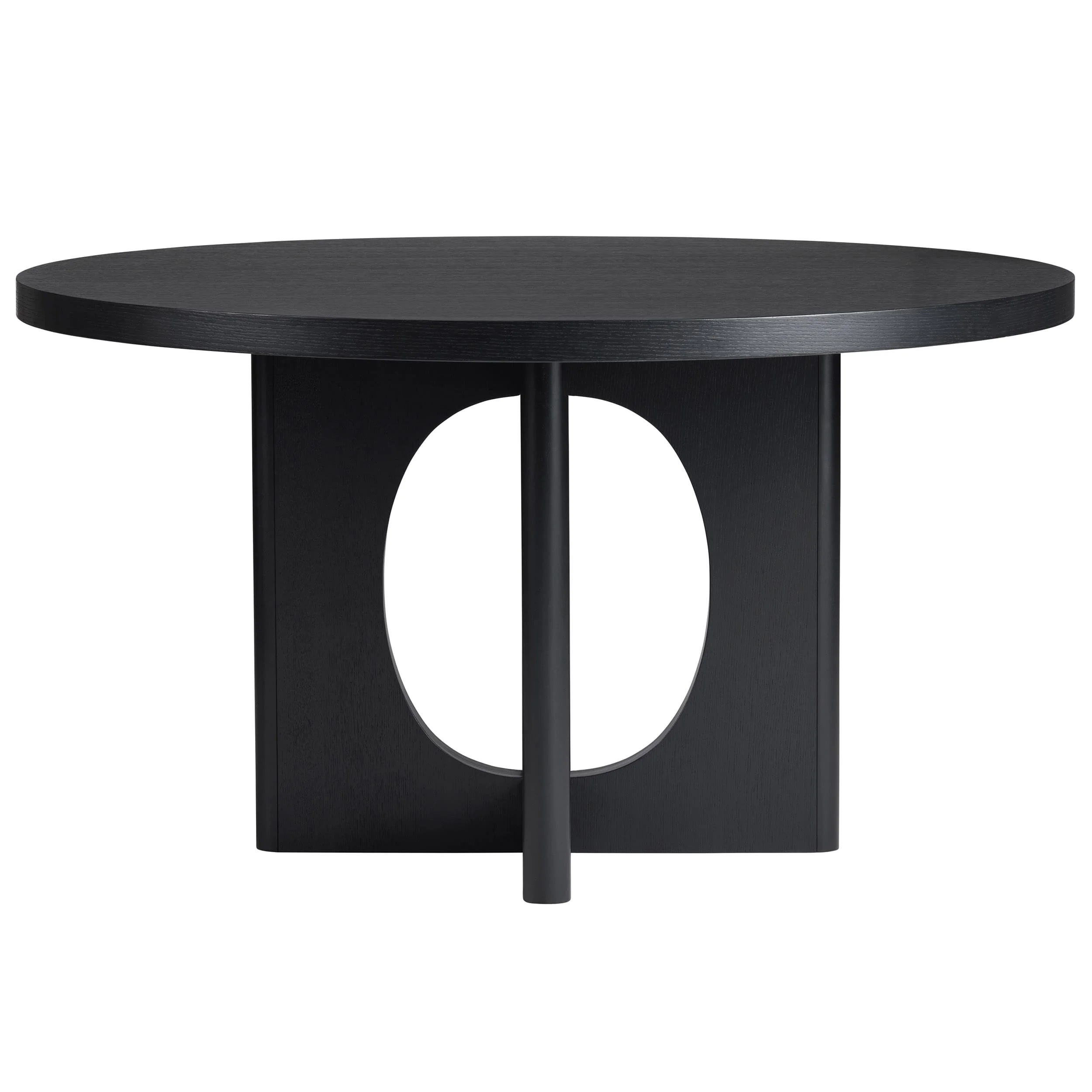 Wyndham Round Dining Table, Black - Image 2