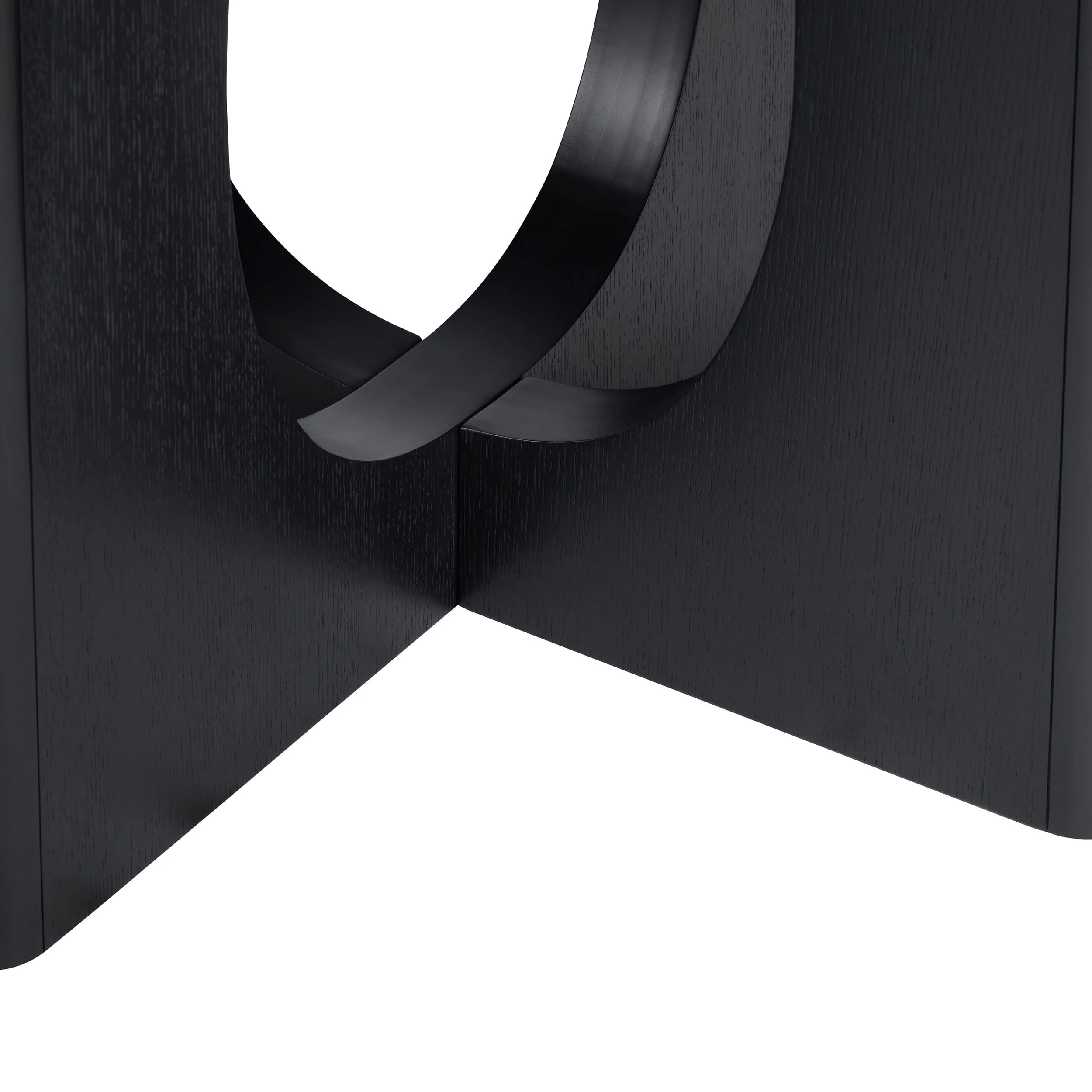 Wyndham Round Dining Table, Black - Image 3