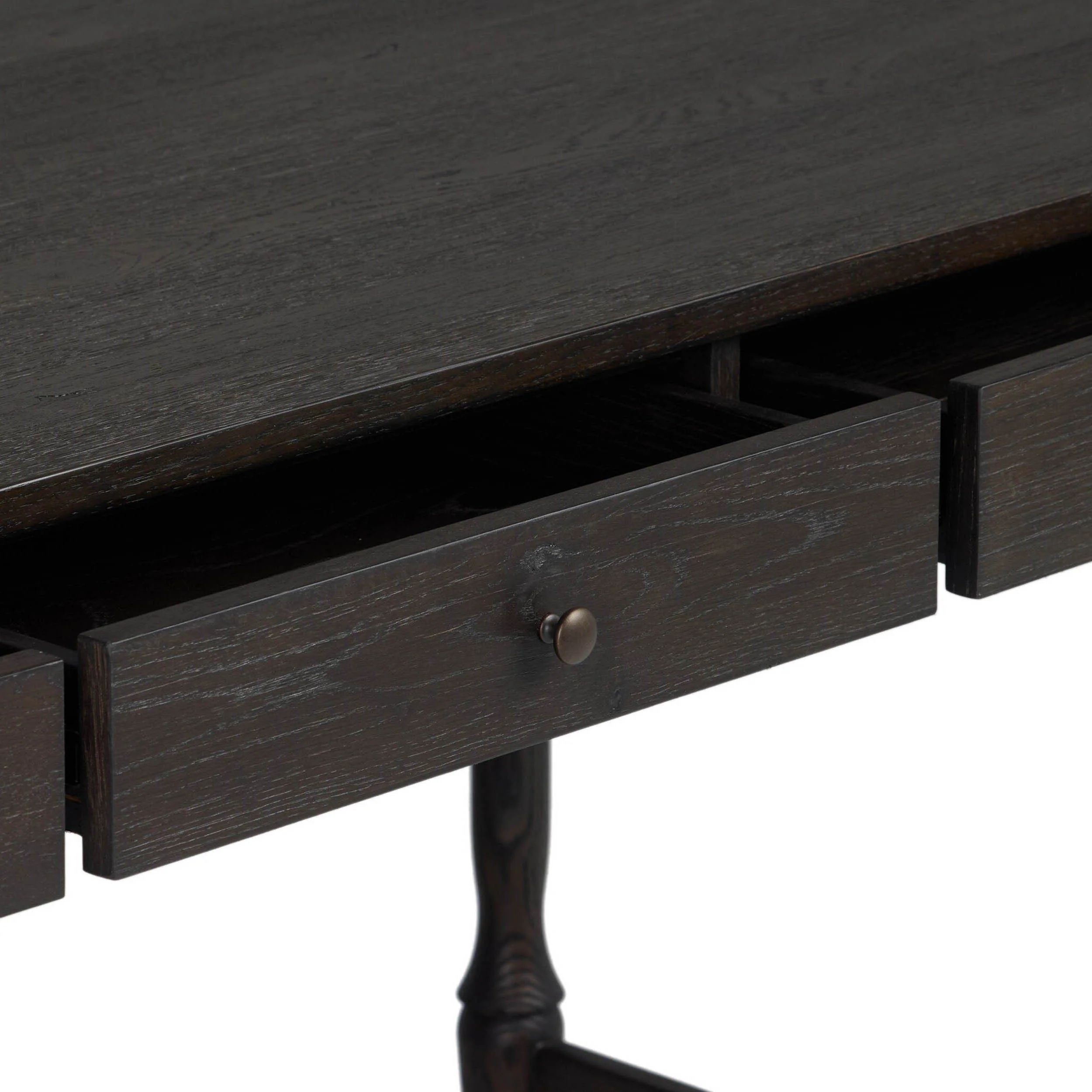 Bari Desk, Smoked Black by Amber Lewis x Four Hands - Image 5