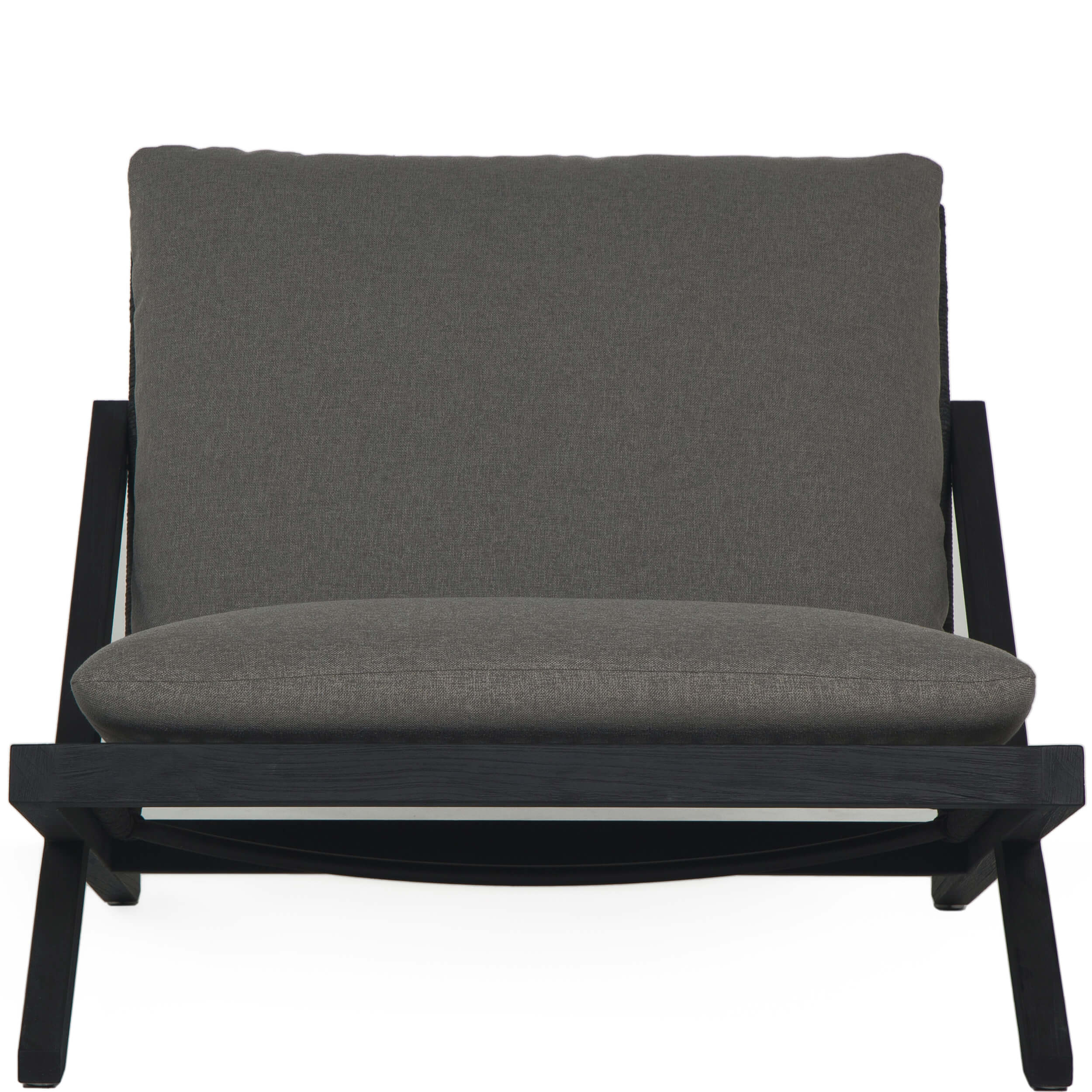 Bari Lounge Chair, Charcoal Gracebay Grey - Image 3