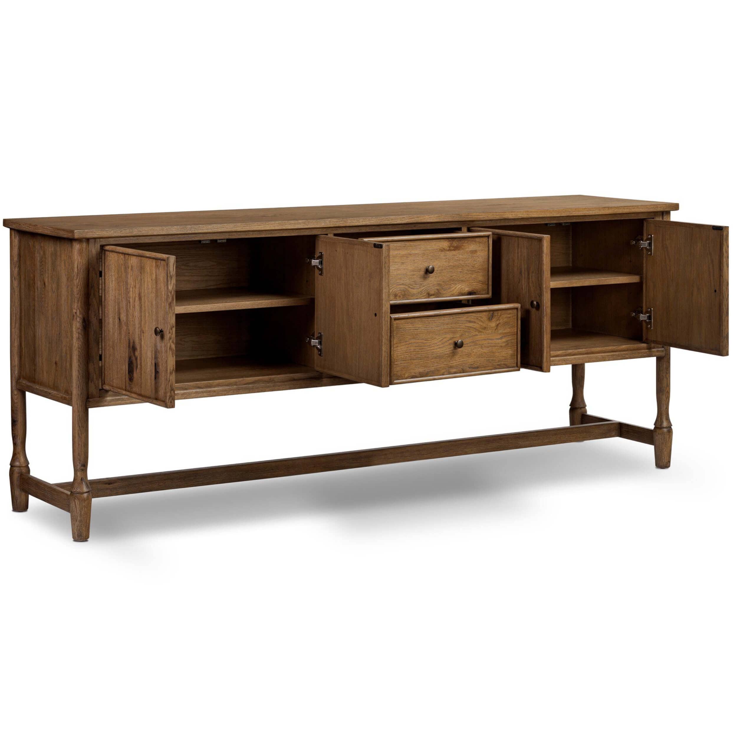 Bari Sideboard, Weathered Oak by Amber Lewis x Four Hands - Image 4
