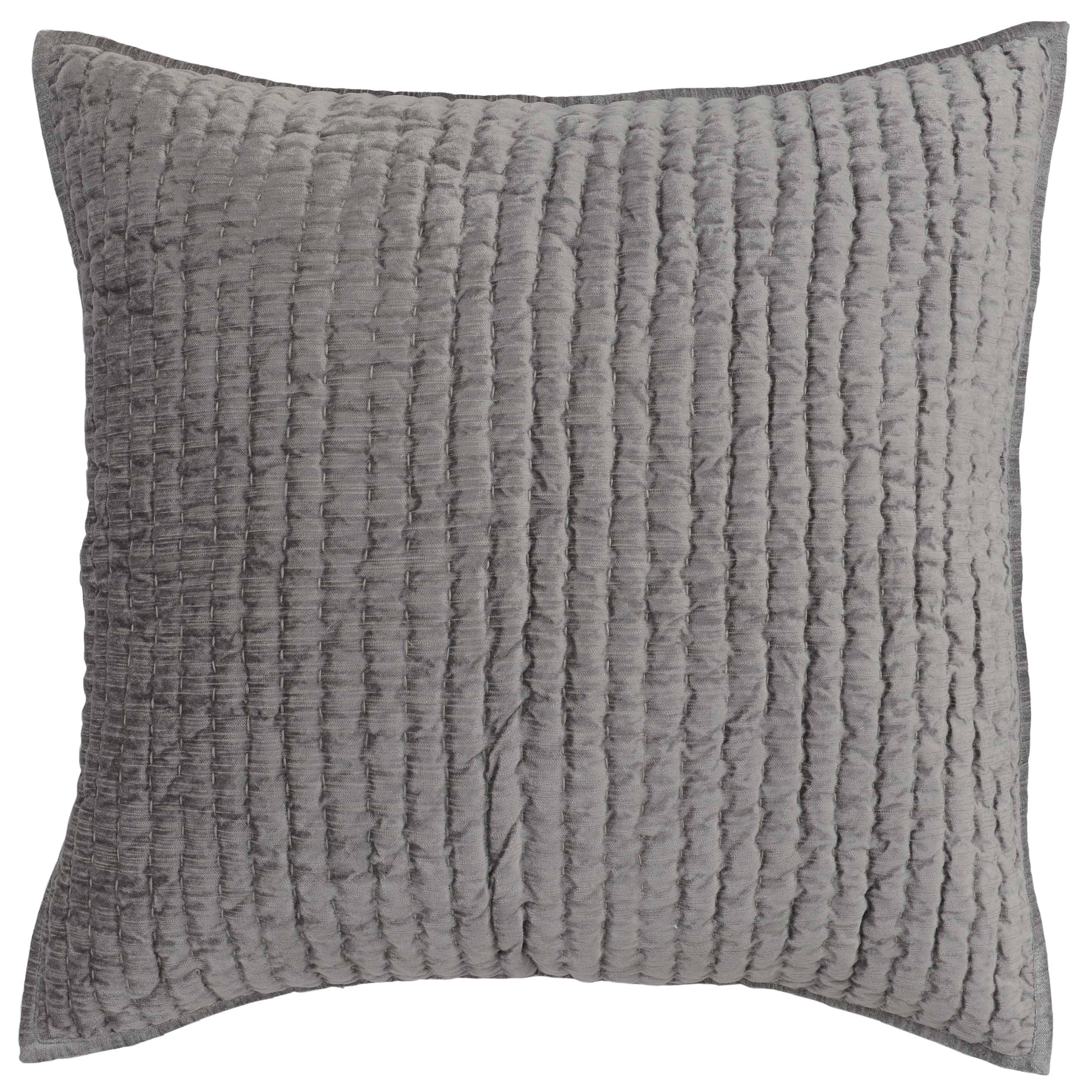Bari Velvet Sham, Gray - Image 2