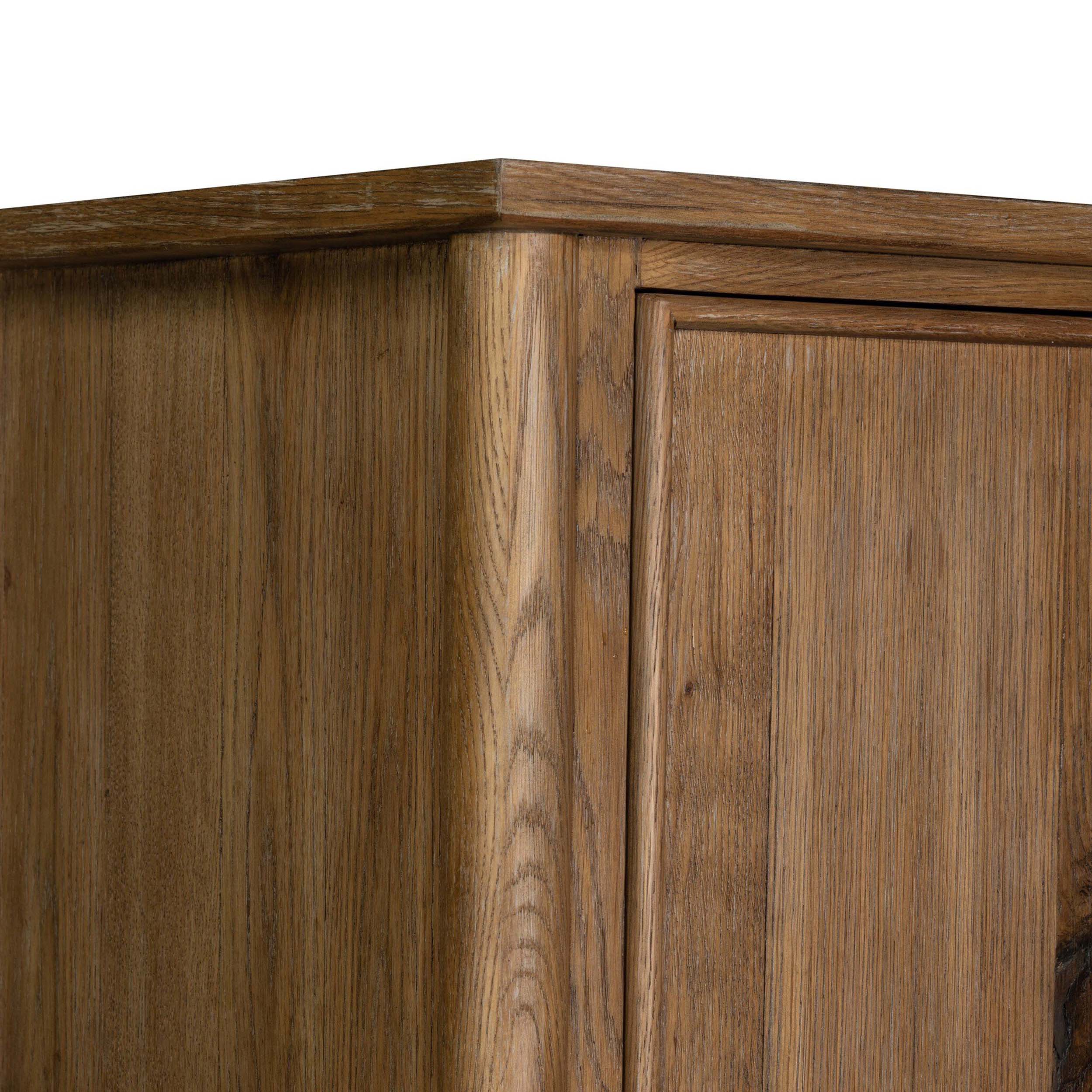 Bari Wide Cabinet, Weathered Oak by Amber Lewis x Four Hands - Image 6