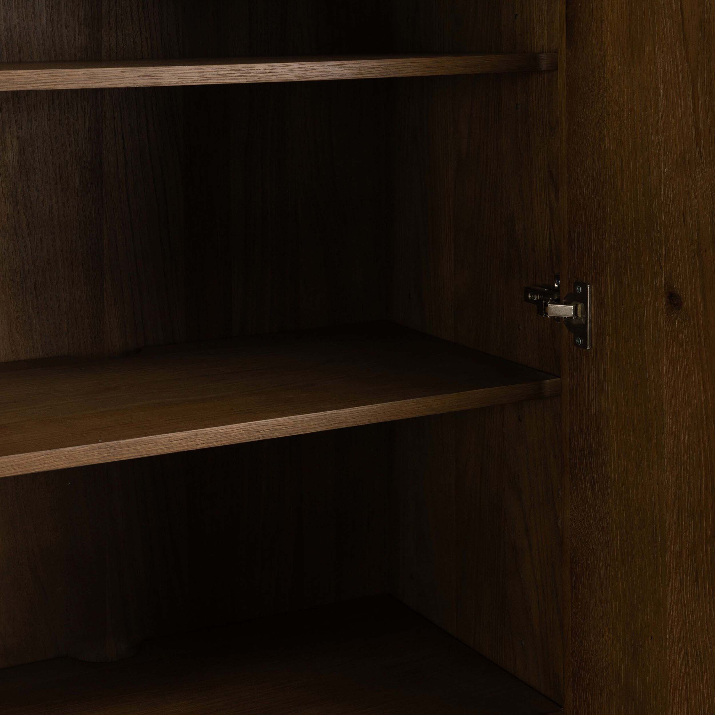 Bari Wide Cabinet, Weathered Oak by Amber Lewis x Four Hands - Image 7
