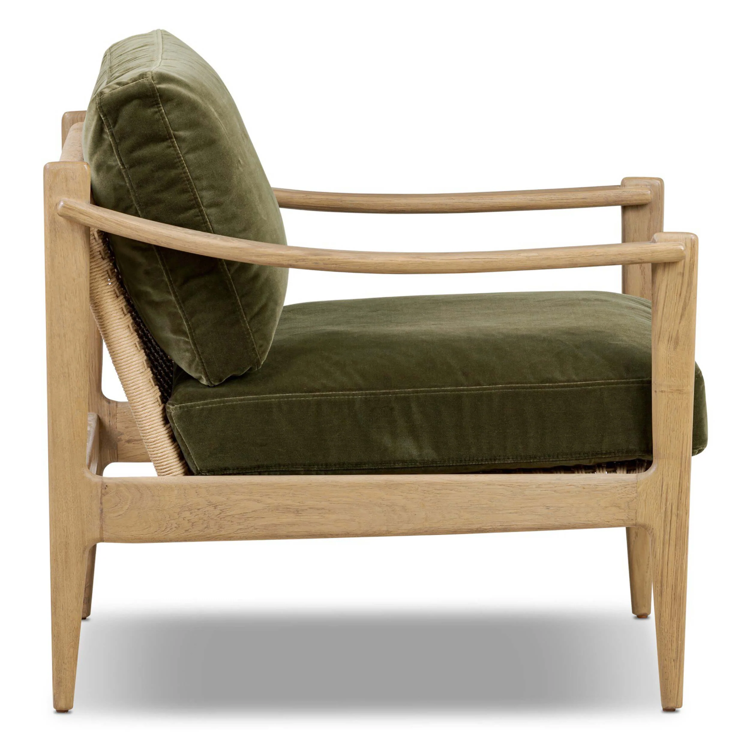 Barwin Chair, Surrey Olive by Four Hands - Image 3