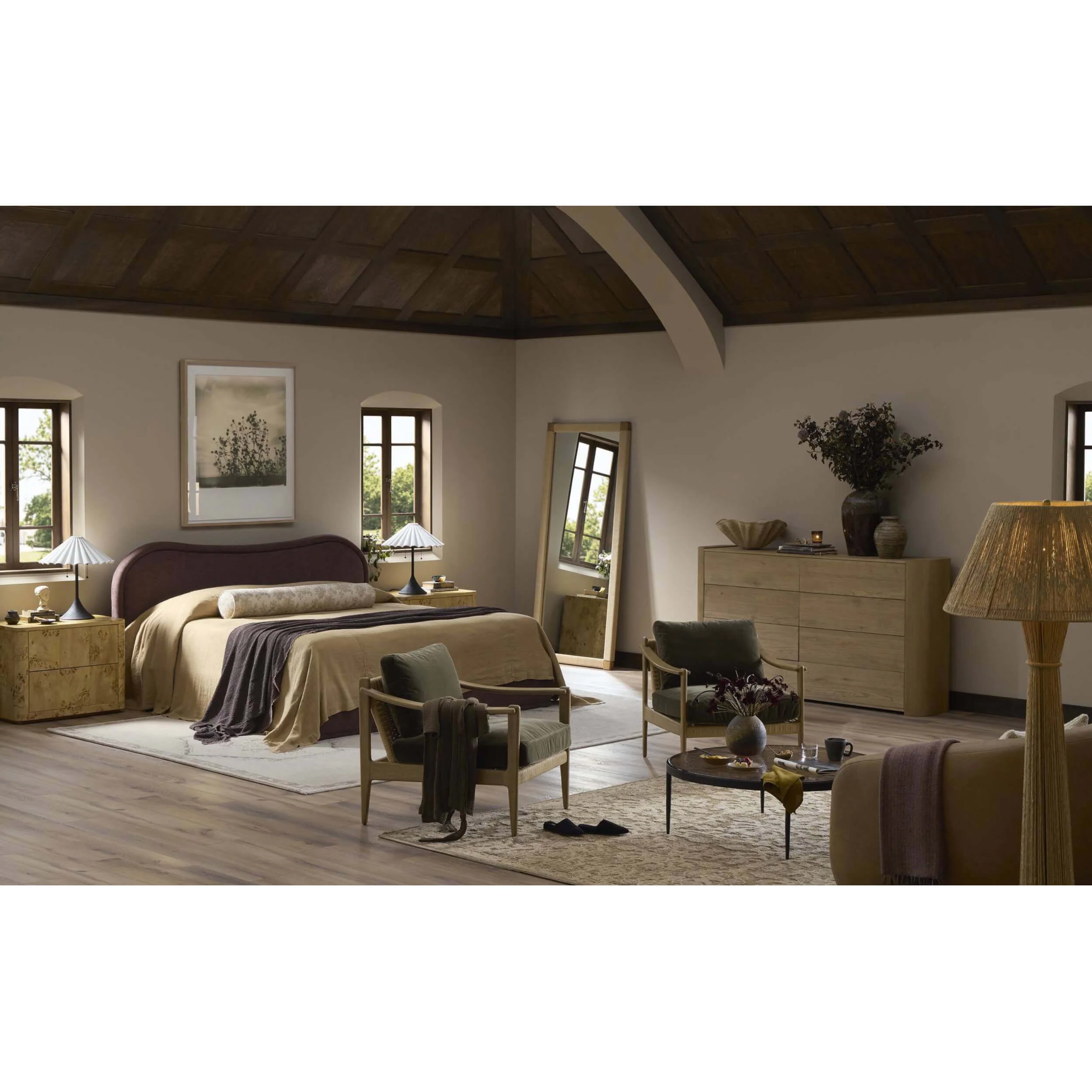 Barwin Chair, Surrey Olive by Four Hands - Image 5