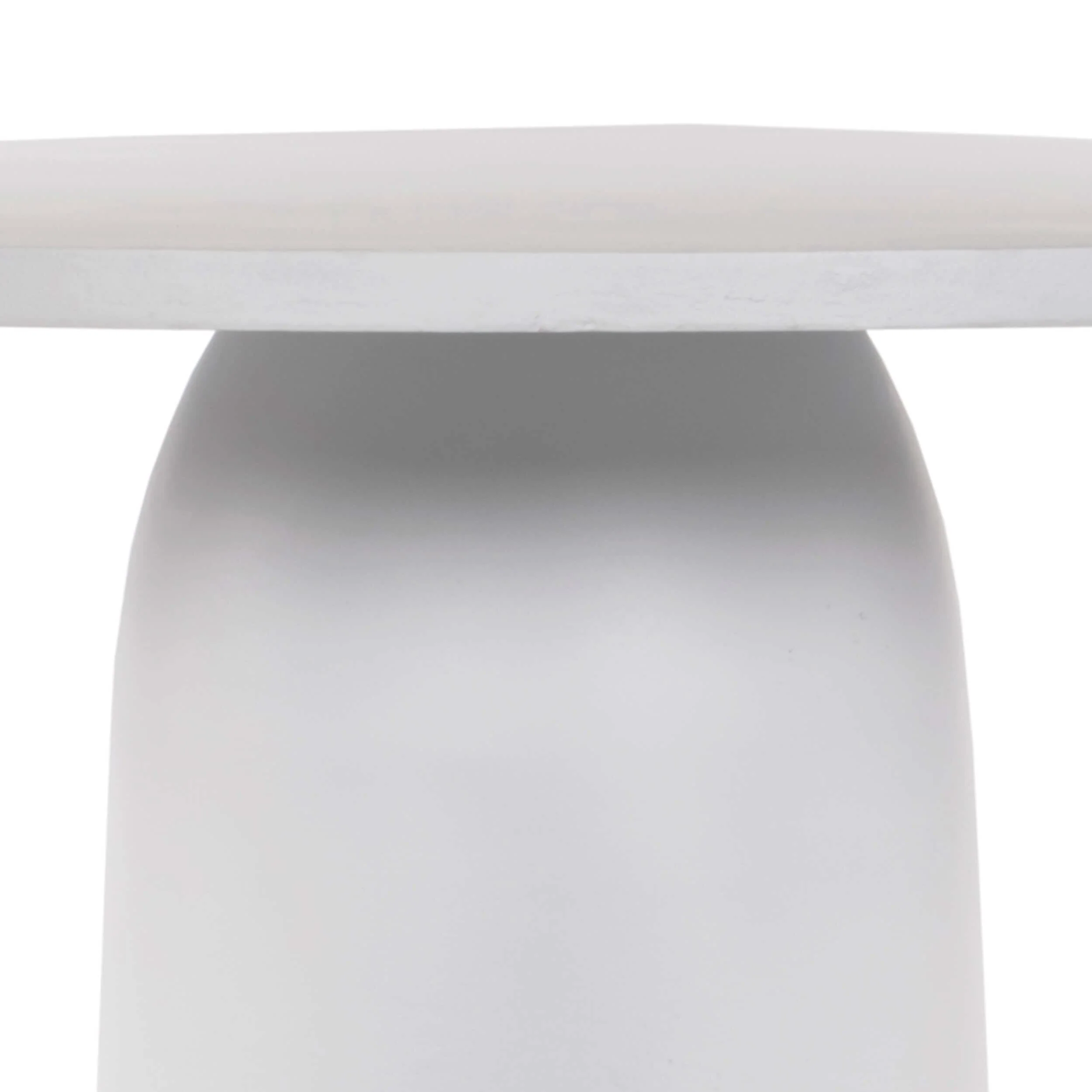 Basil Outdoor Dining Table, Matte White by Four Hands - Image 3