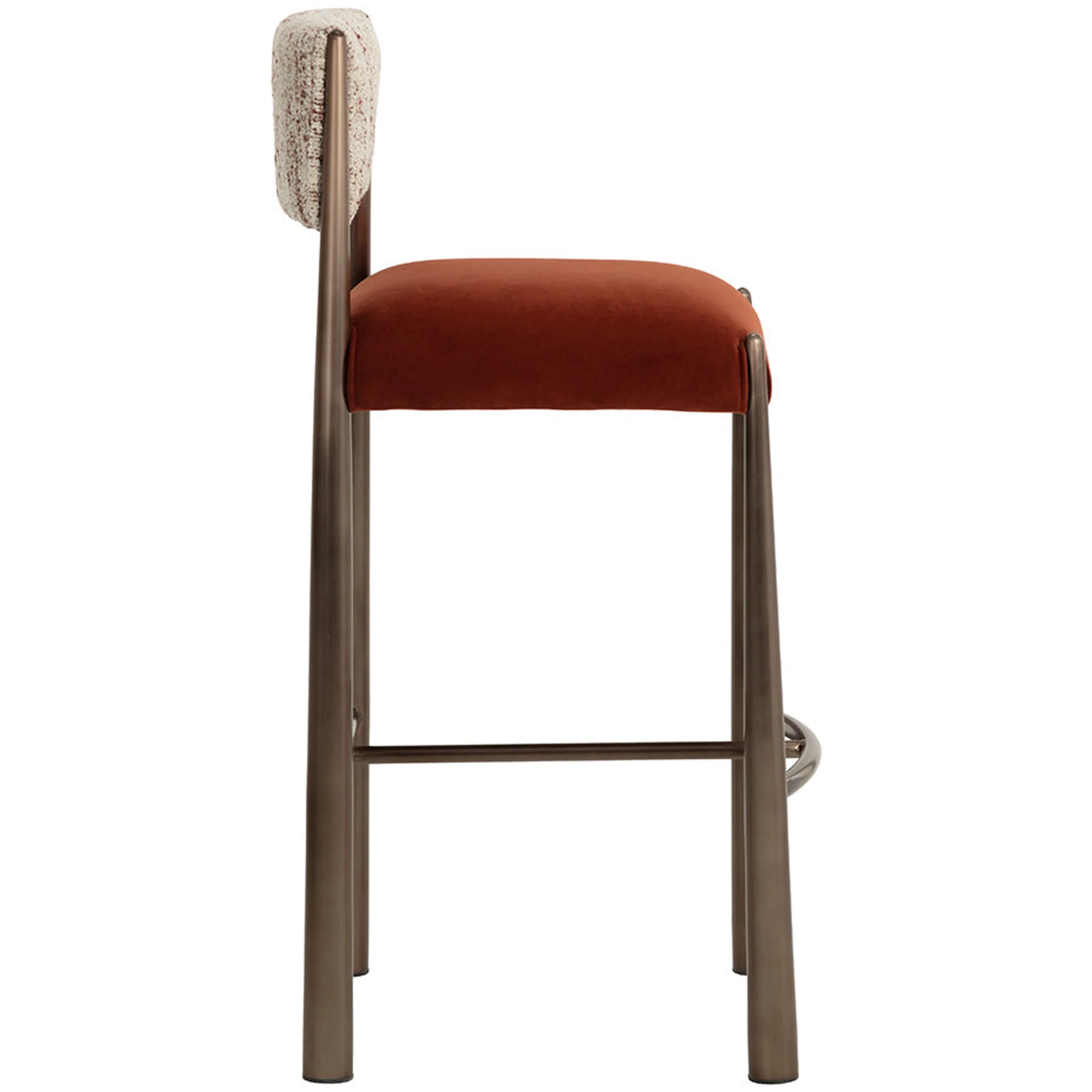 Bayard Bar & Counter Stool, Meg Rust/Terri Nutmeg - Image 3