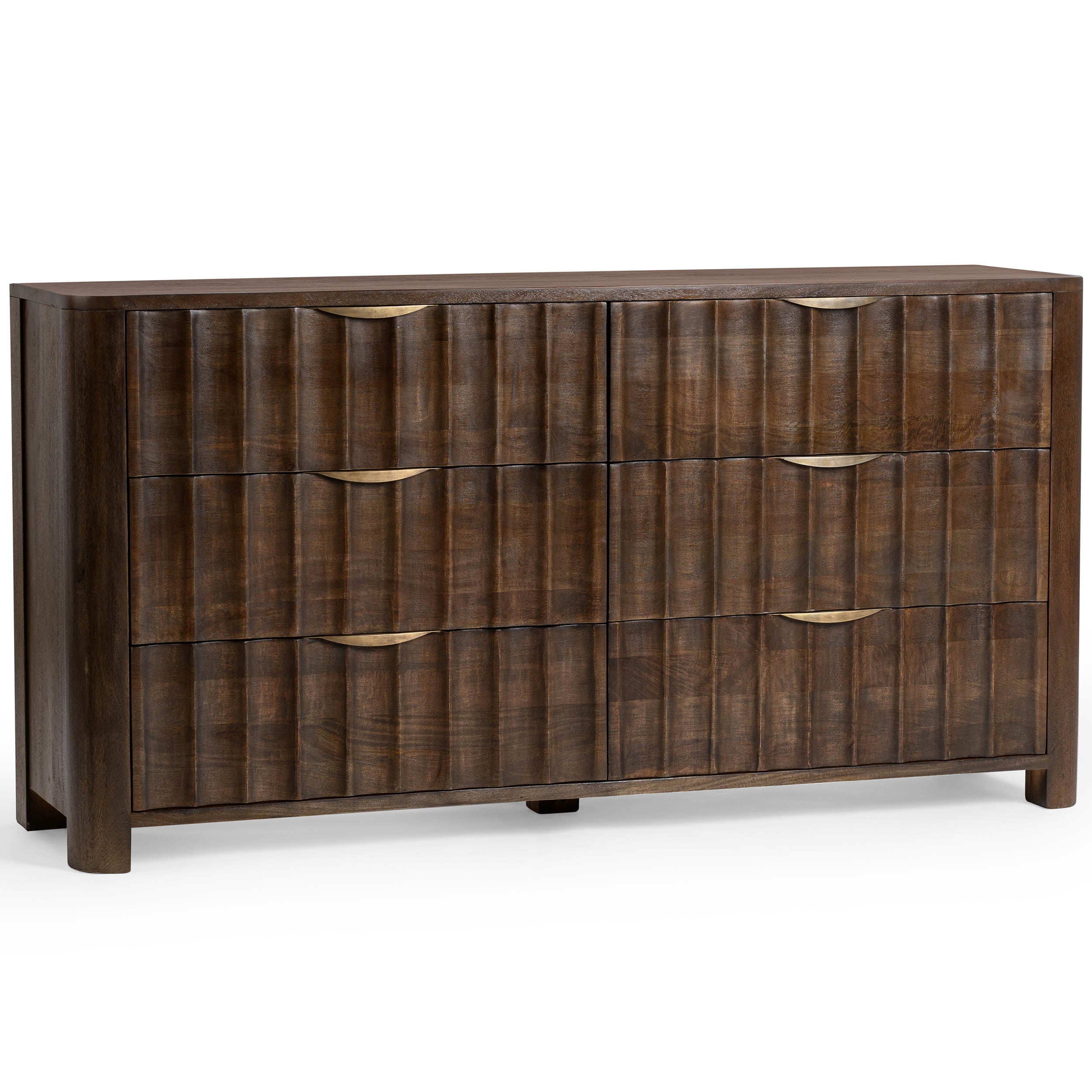 Baylee 6 Drawer Dresser, Cocoa Brown
