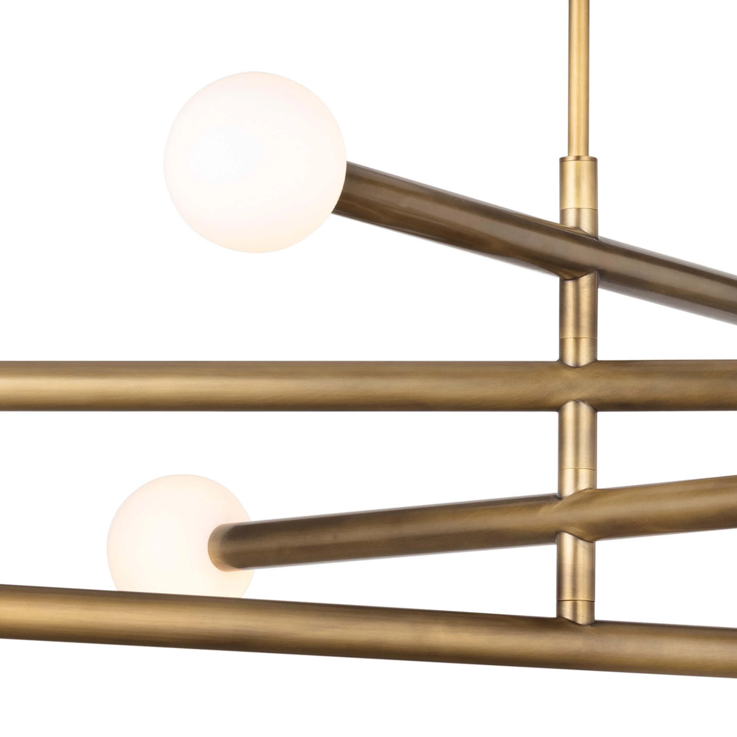 Beaubien Chandelier, Natural Brass - Image 4
