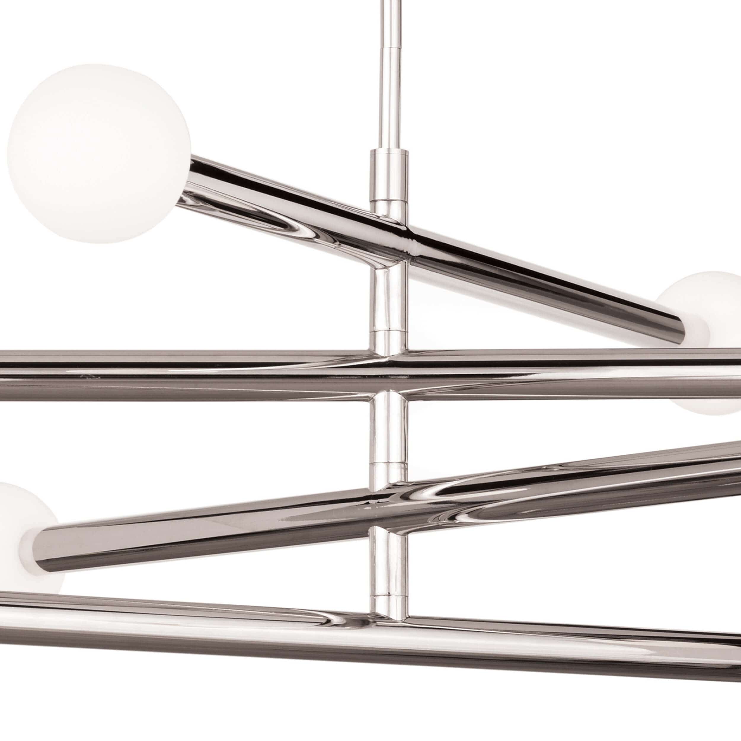 Beaubien Chandelier, Polished Nickel - Image 3