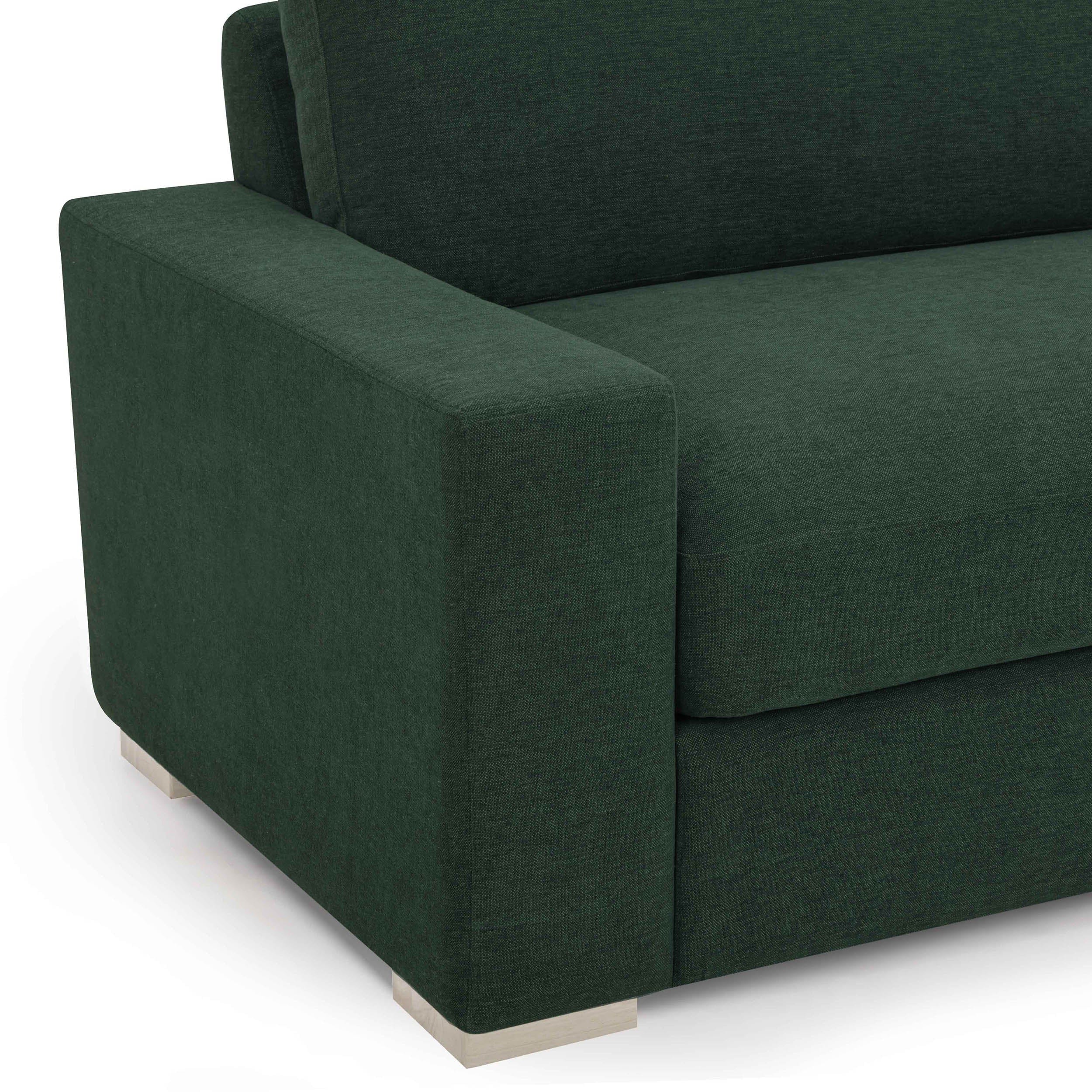 Beckham 96" Sofa, Green - Image 5