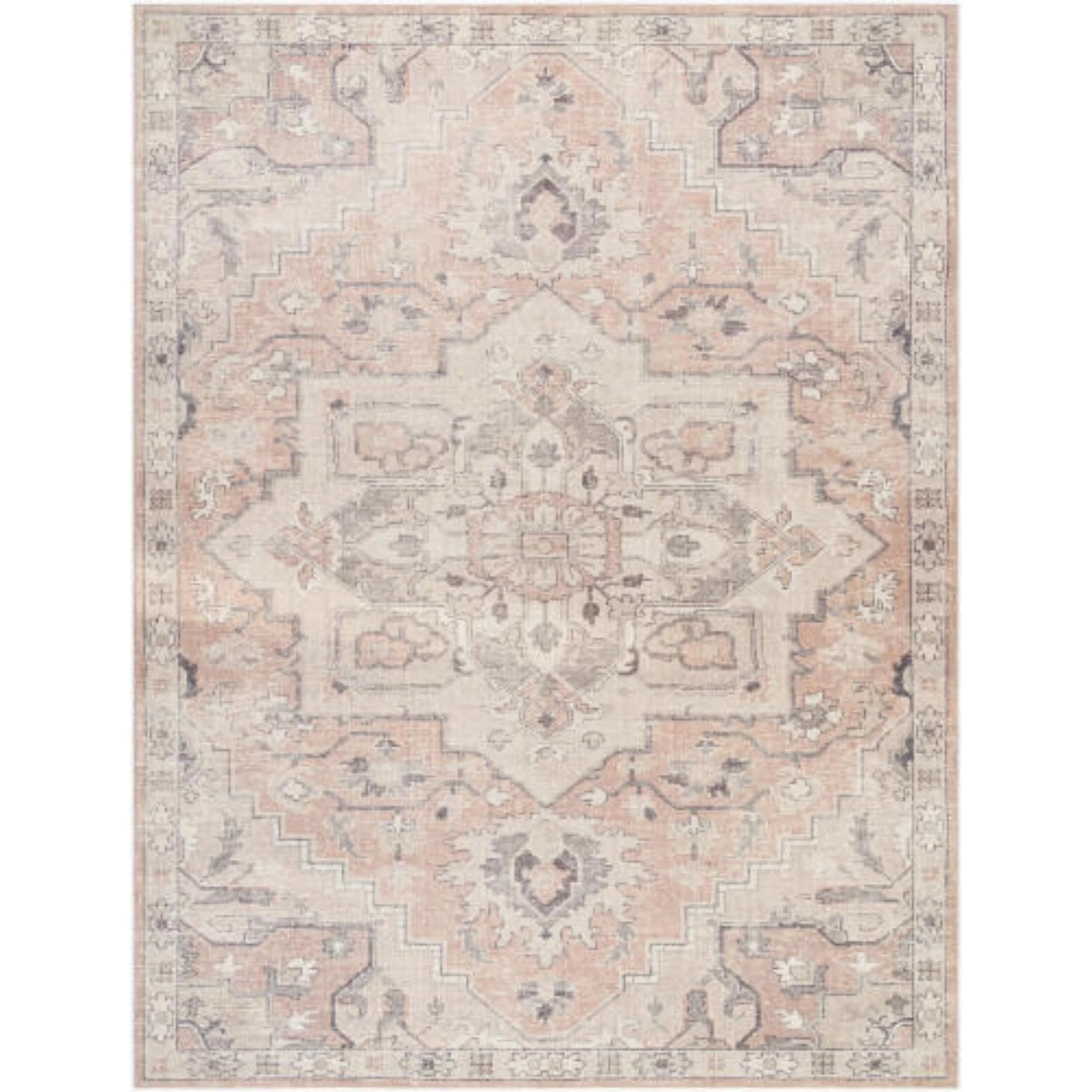 Becki Owens x Livabliss Rug Elle BOEC-2300, Tan/Light Beige/Gray/Charcoal/Off-White