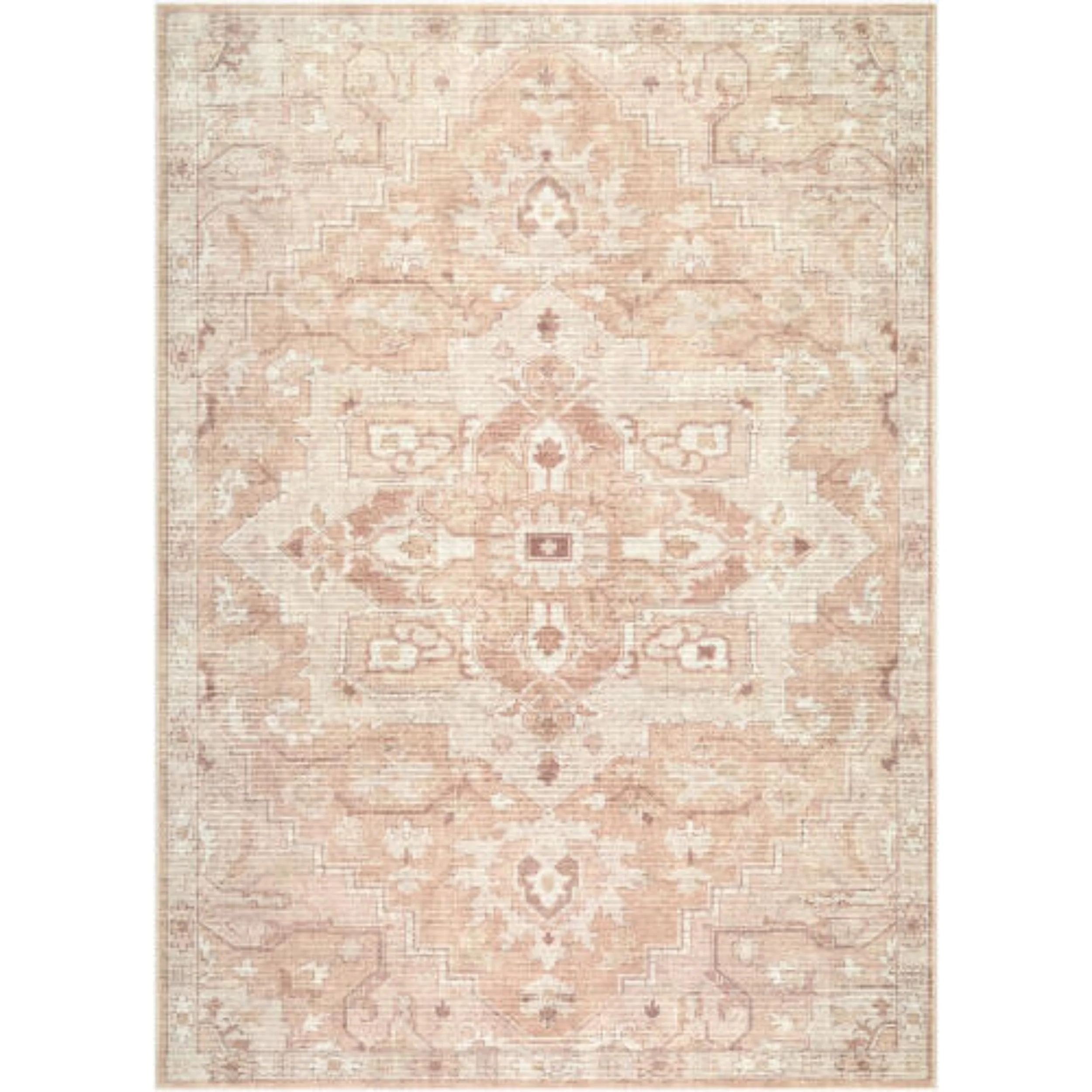 Becki Owens x Livabliss Rug Elle BOEC-2302, Tan/Off-White/Brown/Light Olive