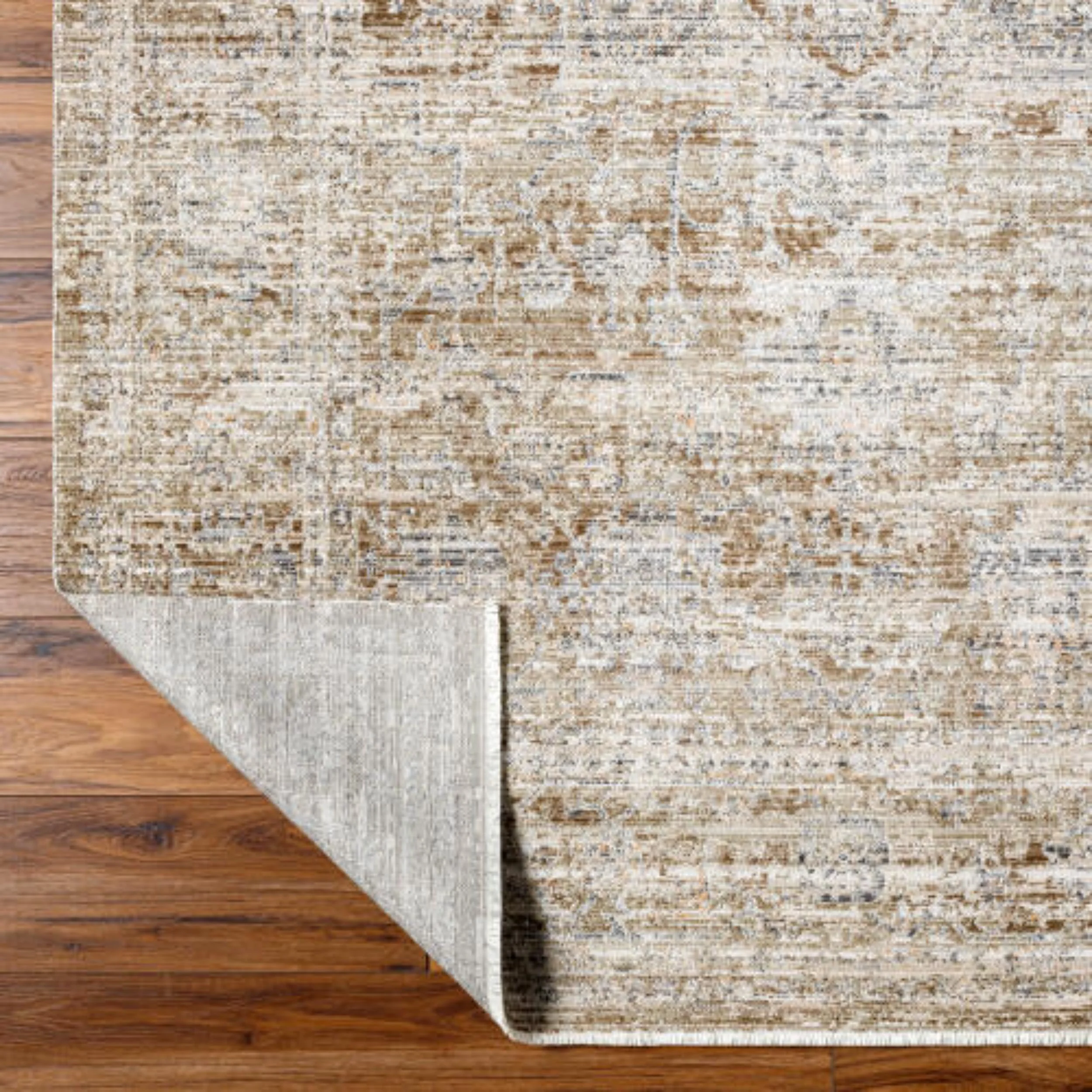 Becki Owens x Livabliss Rug Margaret BOMG-2310, Taupe/Dark Brown/Gray/Charcoal/Brown - Image 2