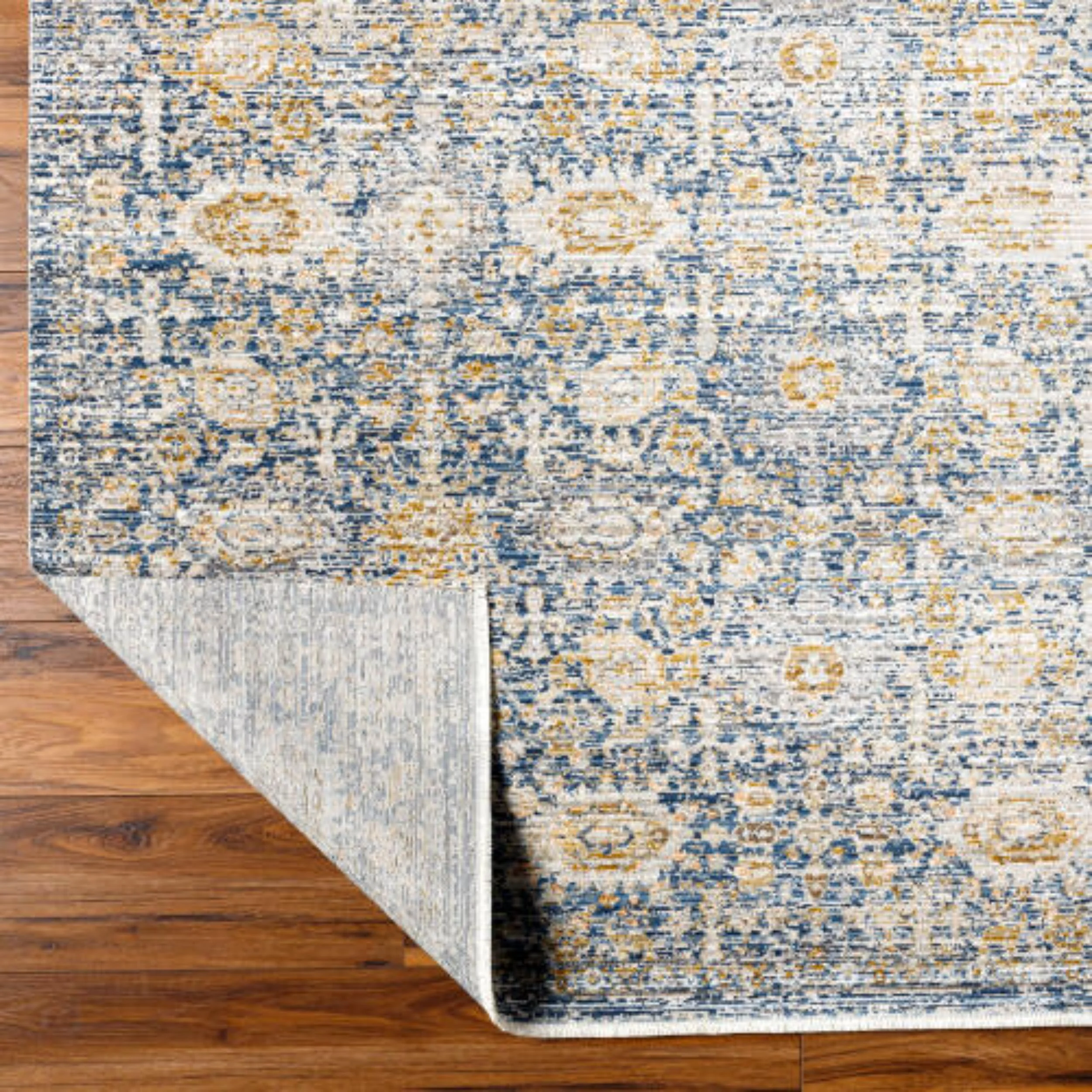 Becki Owens x Livabliss Rug Margaret BOMG-2300, Navy/Taupe/Gray/Charcoal/Medium Brown - Image 2