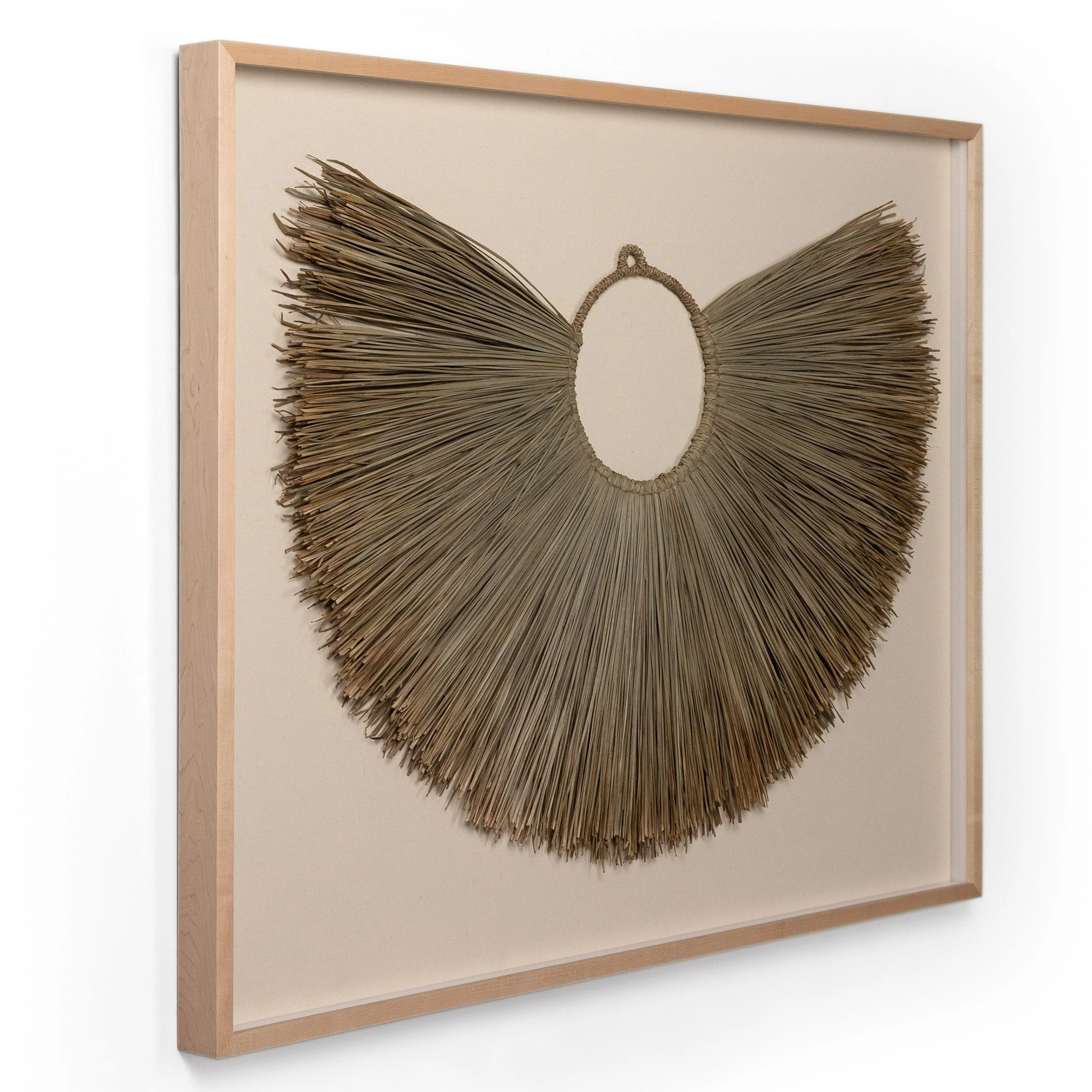 Beda Framed Seagrass Object by Four Hands - Image 2