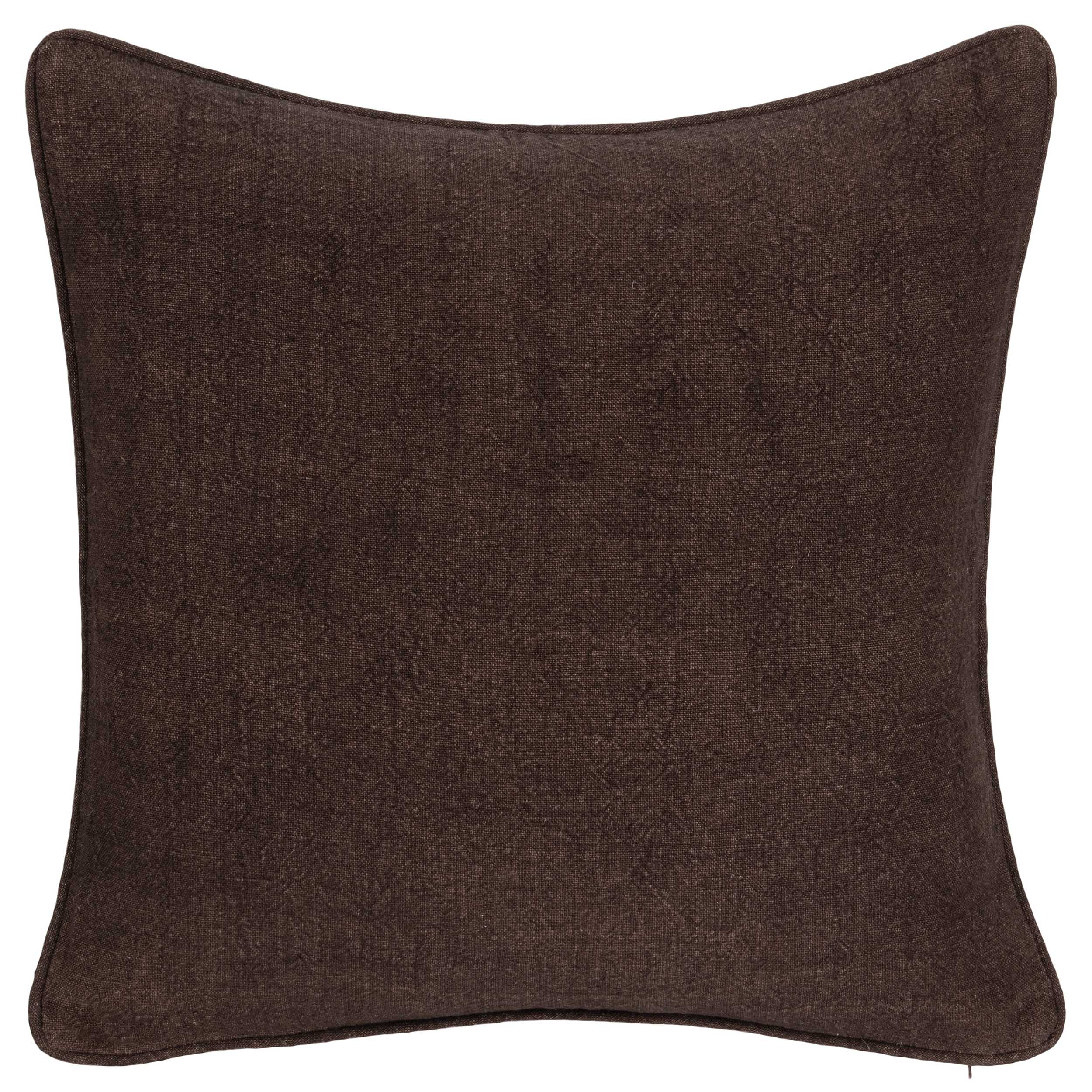 Bedford Linen Pillow, Ganache - Image 4