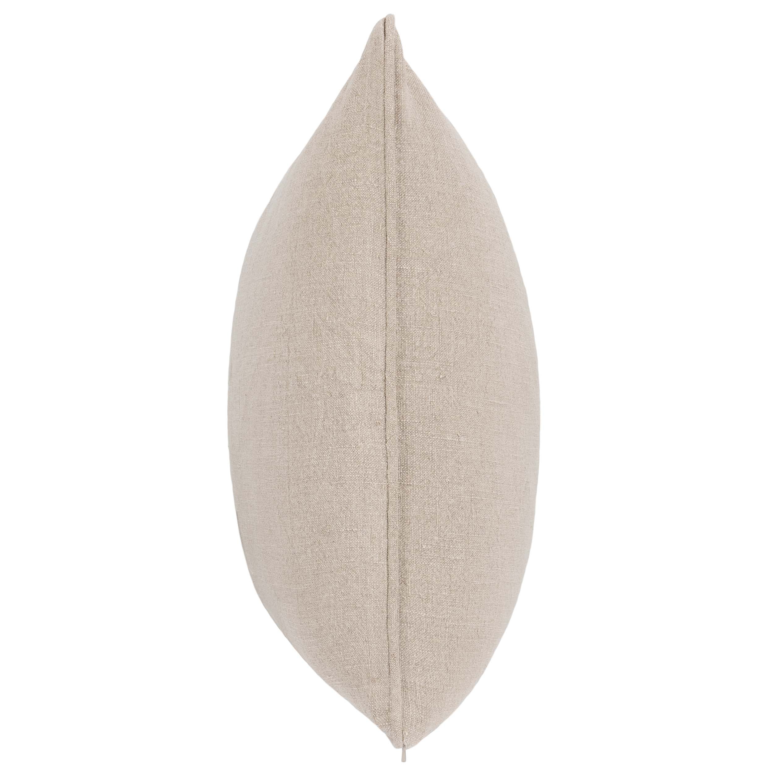 Bedford Linen Pillow, Natural - Image 3