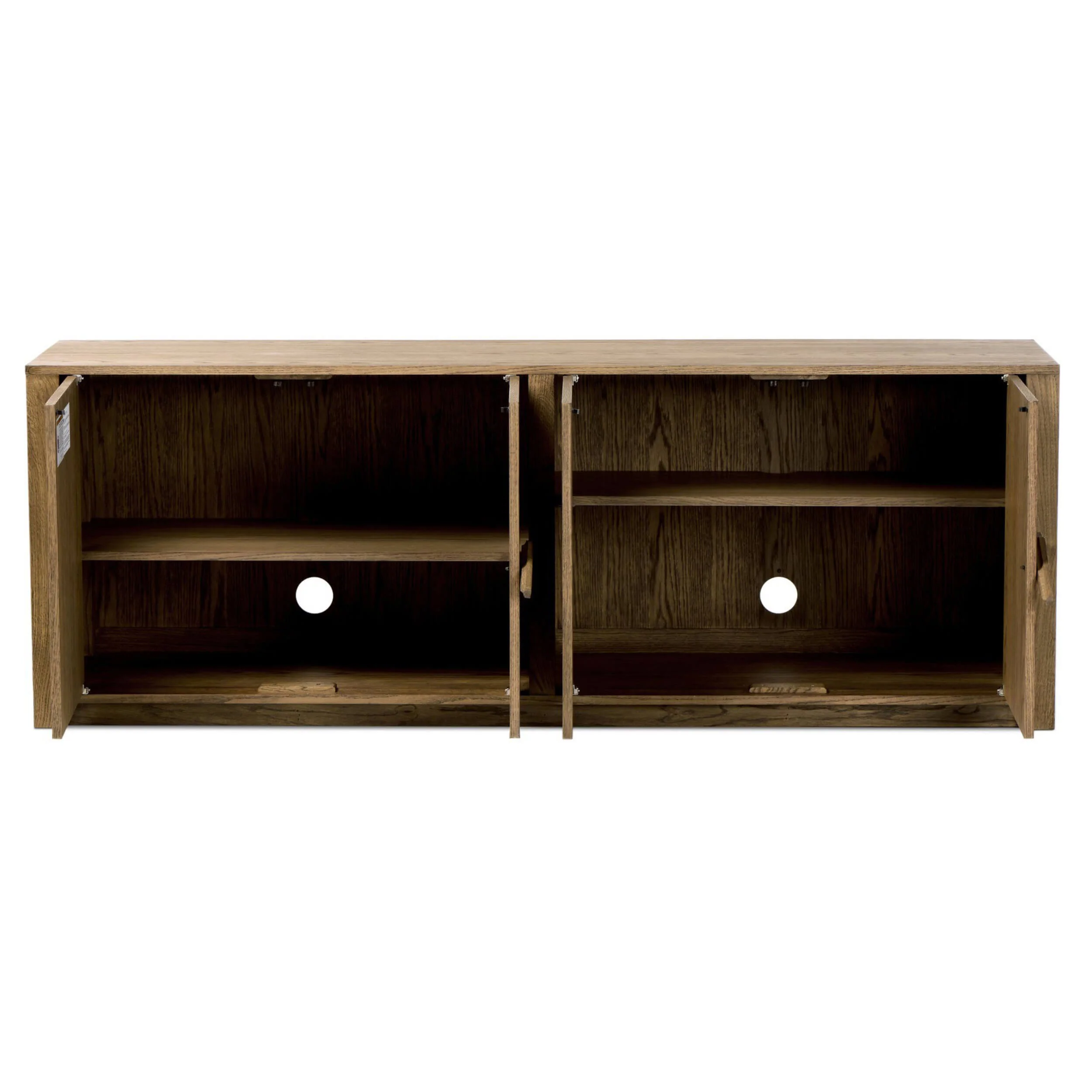 Bedford Media Console, Warm Natural by Four Hands - Image 5