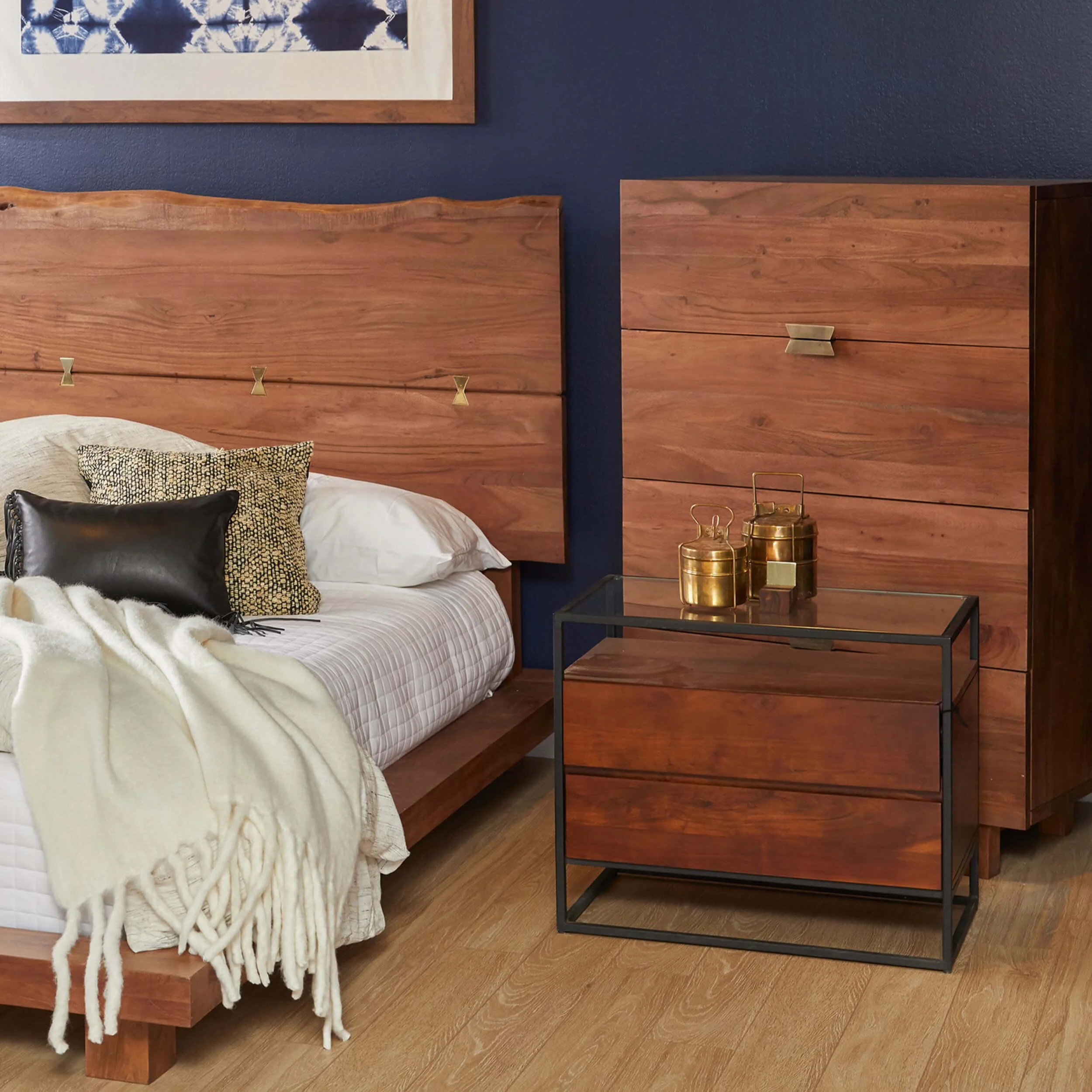 Bedford Nightstand, Mud Brown - Image 6