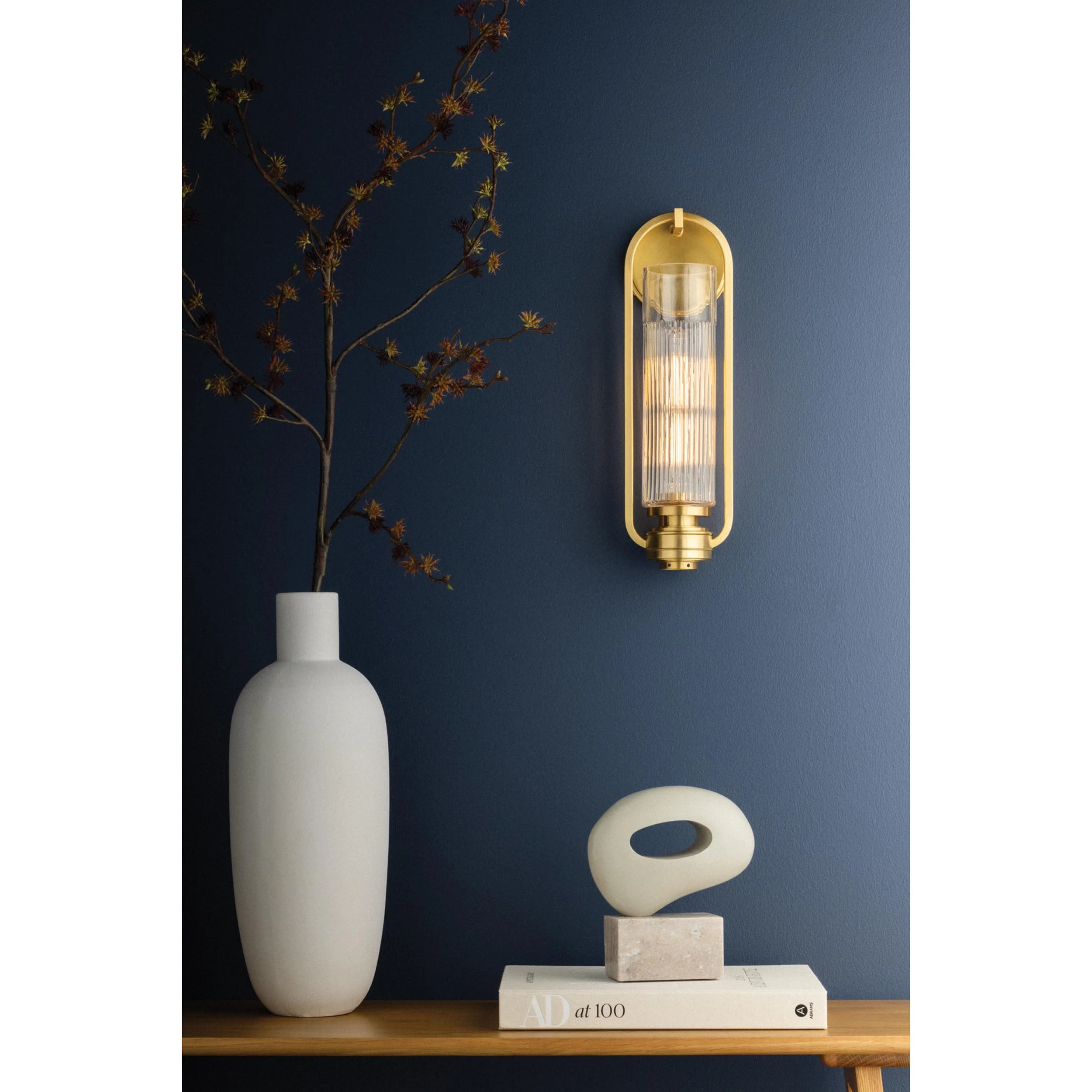 Binnewater Wall Sconce, Aged Brass - Image 5