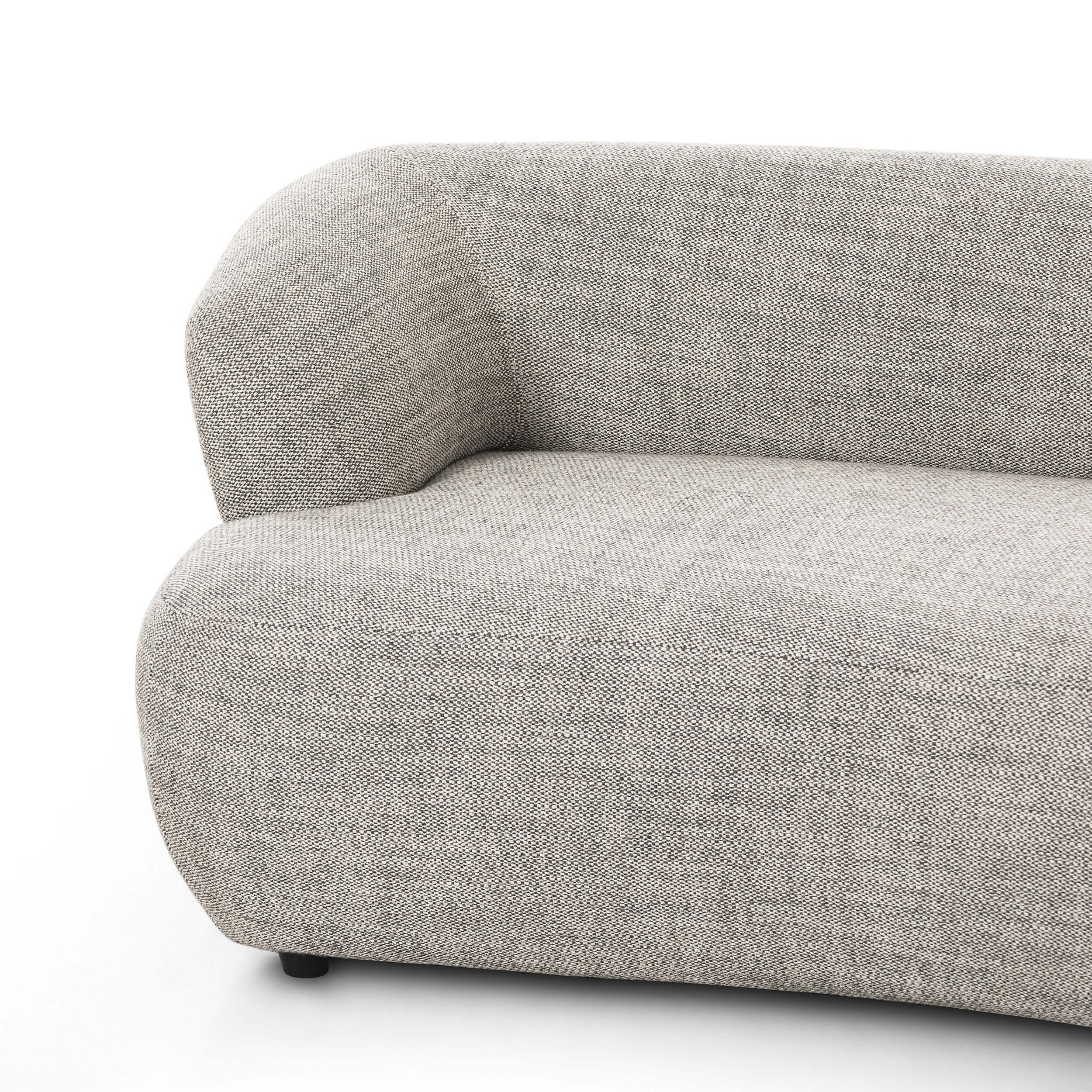 Belen 2 Piece Chaise Sectional, Thames Coal by Four Hands - Image 5