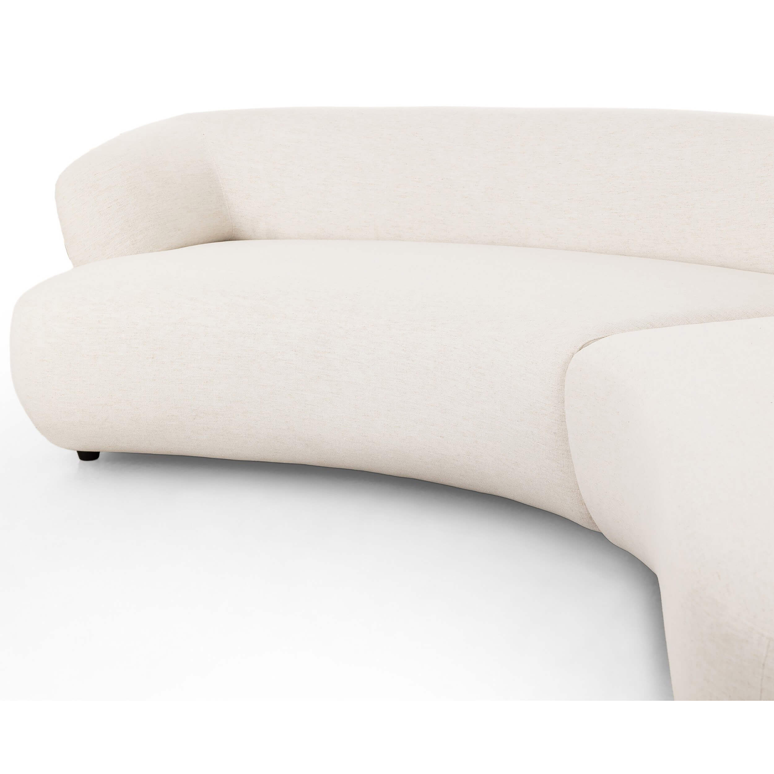 Belen 2-Piece Chaise Sectional, Nomad Snow by Four Hands - Image 4