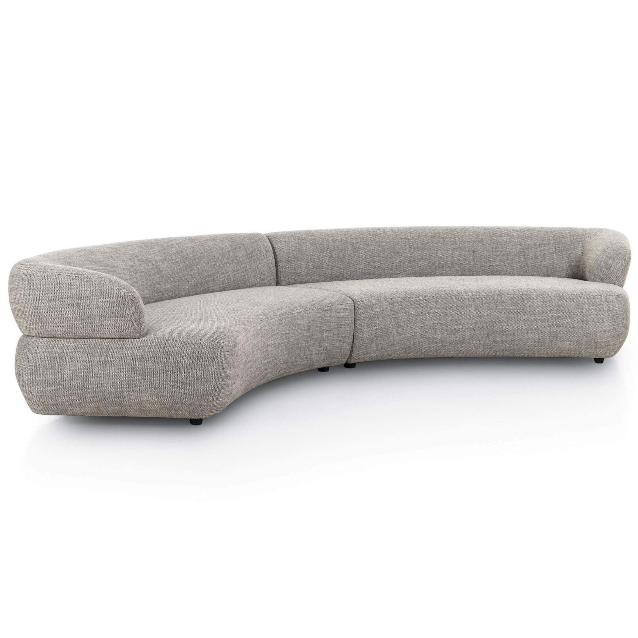 Belen 2-Piece Sectional, Thames Coal - Image 2